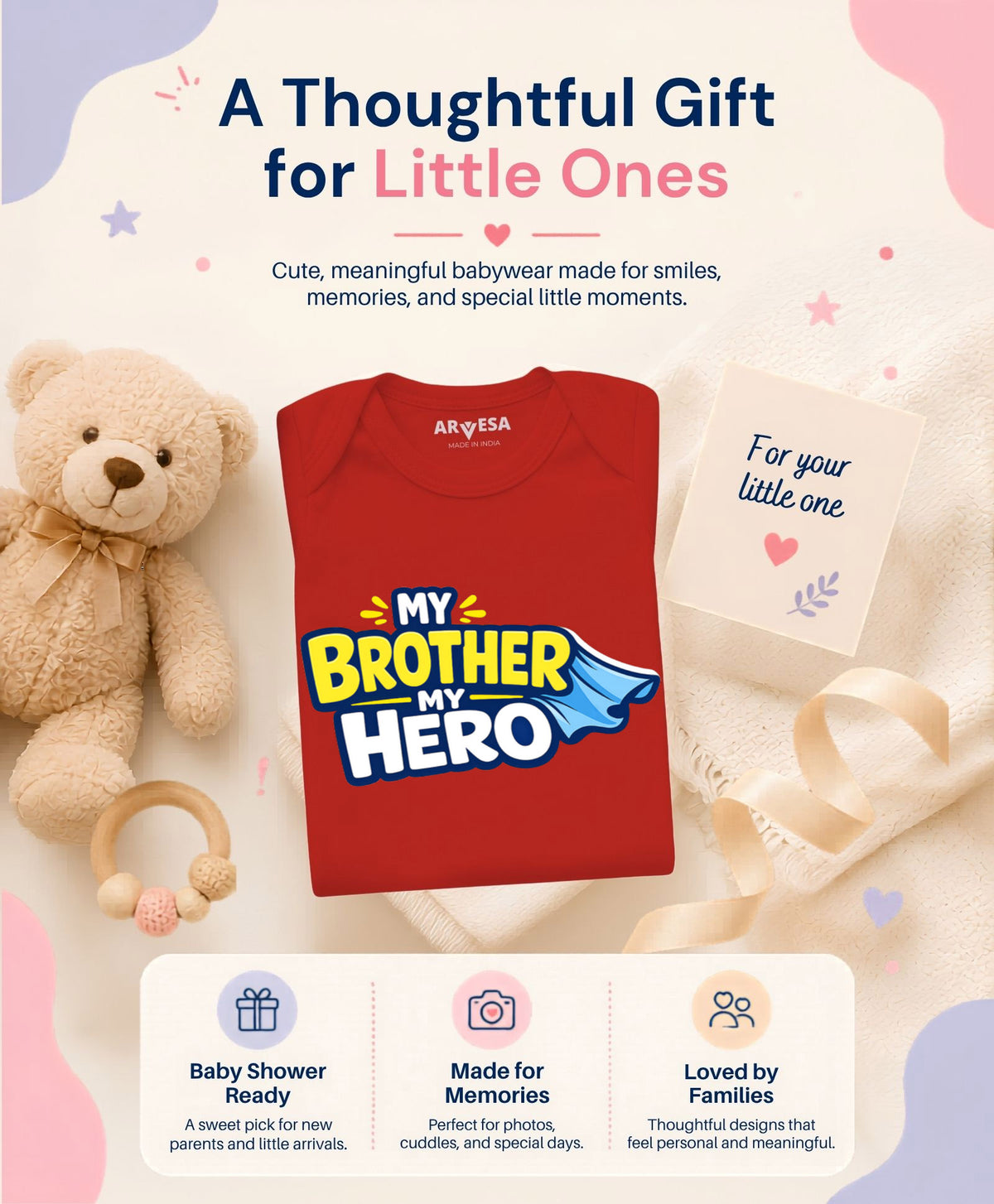 My Brother My Hero - Romper