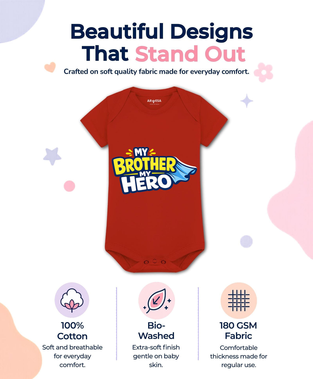 My Brother My Hero - Romper