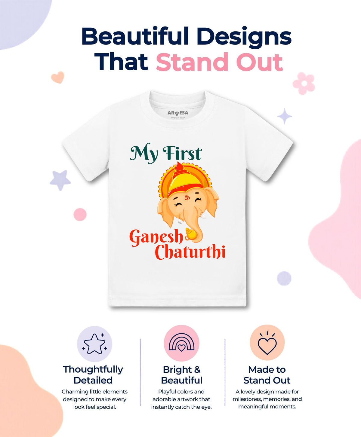 No | My First Ganesh Chaturthi - T-shirt