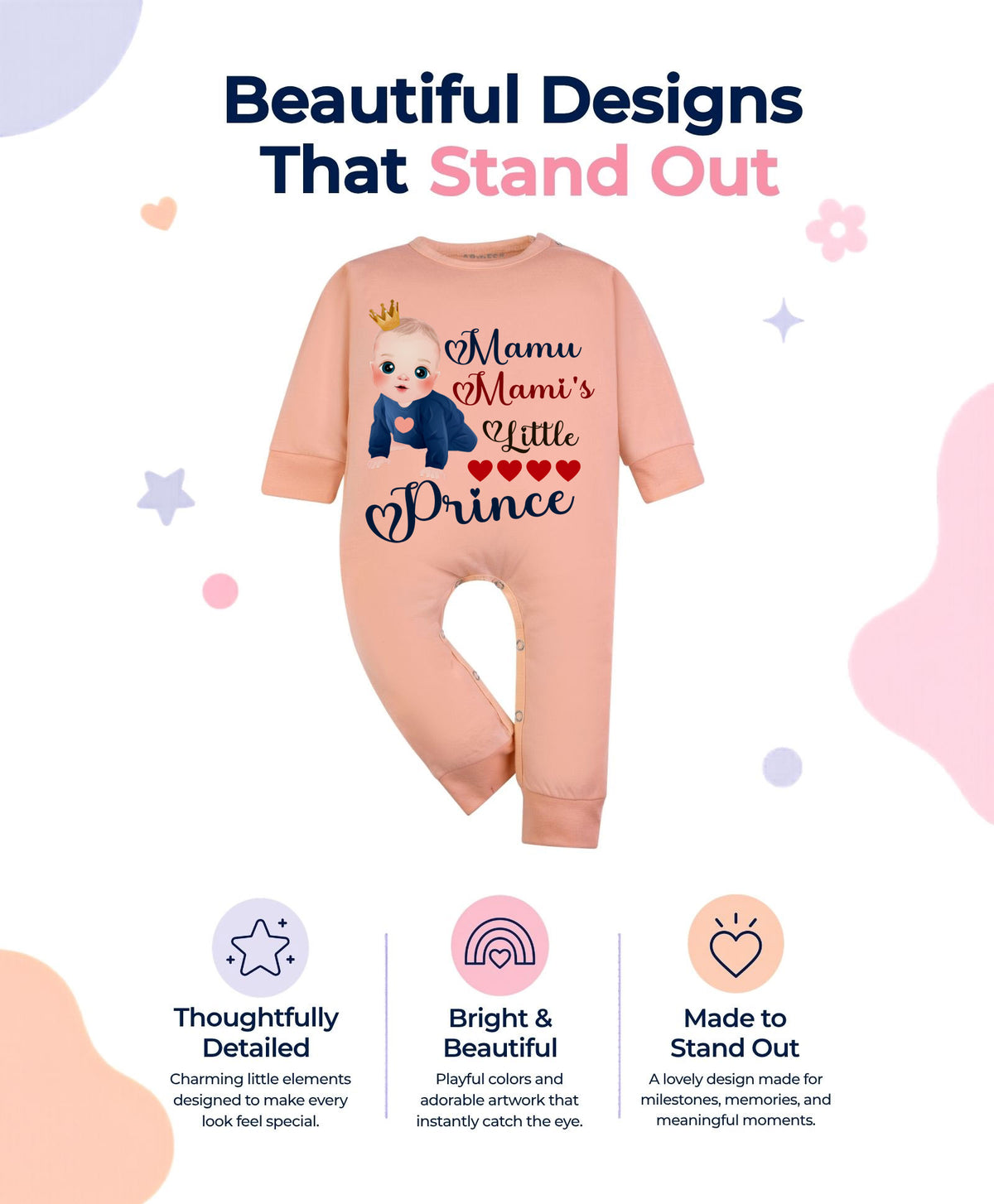 No | Mamu Mami'S Little Prince - Jumpsuit