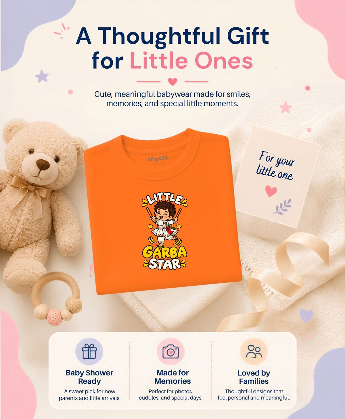 Little Garba Star Navratri - T-shirt