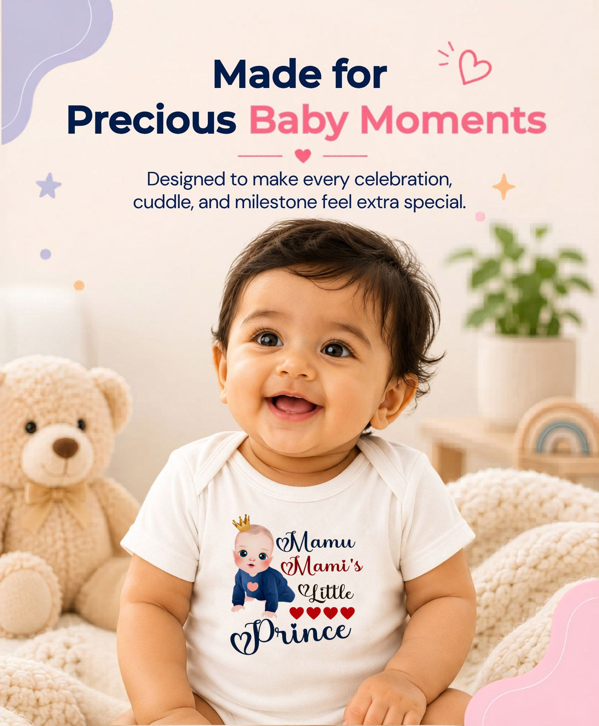 No | Mamu Mami'S Little Prince - Romper