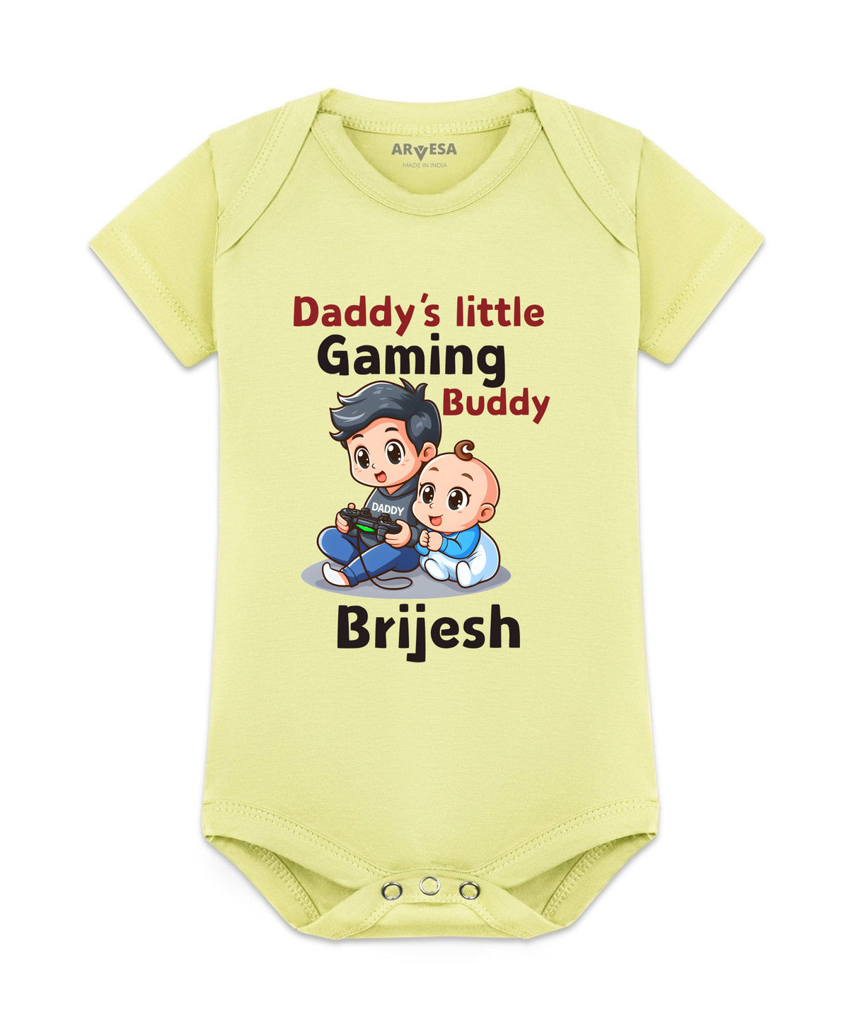 Yes | Daddy Little Gaming Buddy - Romper