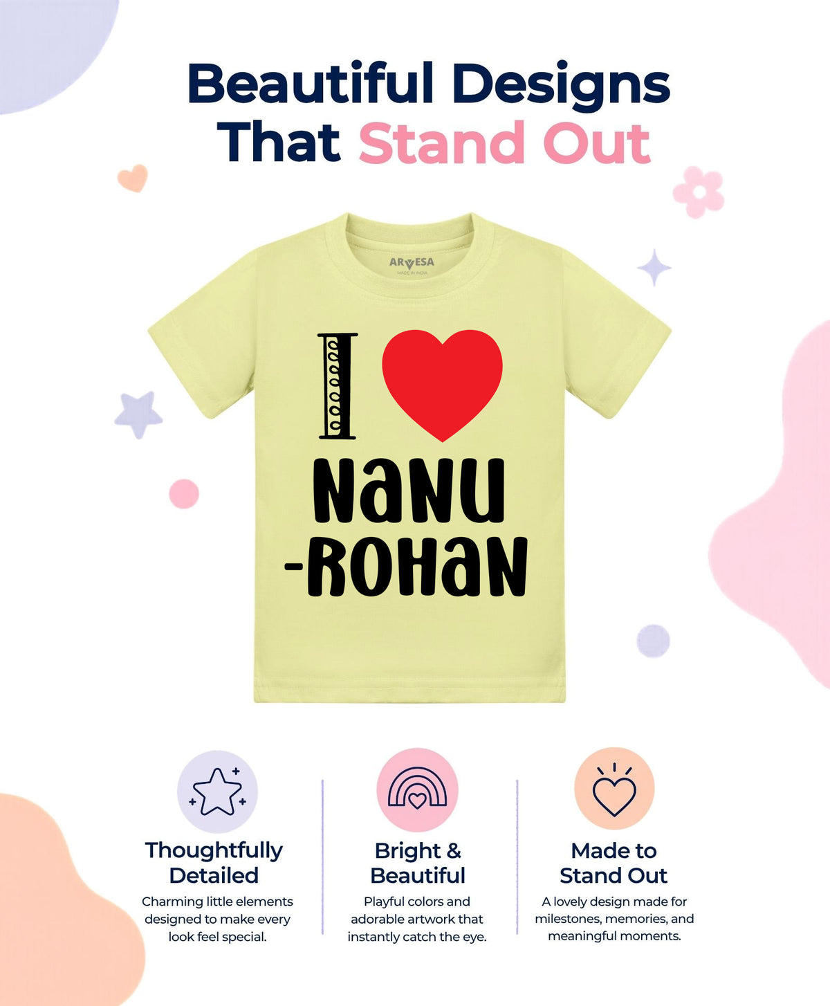 Yes | I Love Nanu Nana Nani - T-shirt