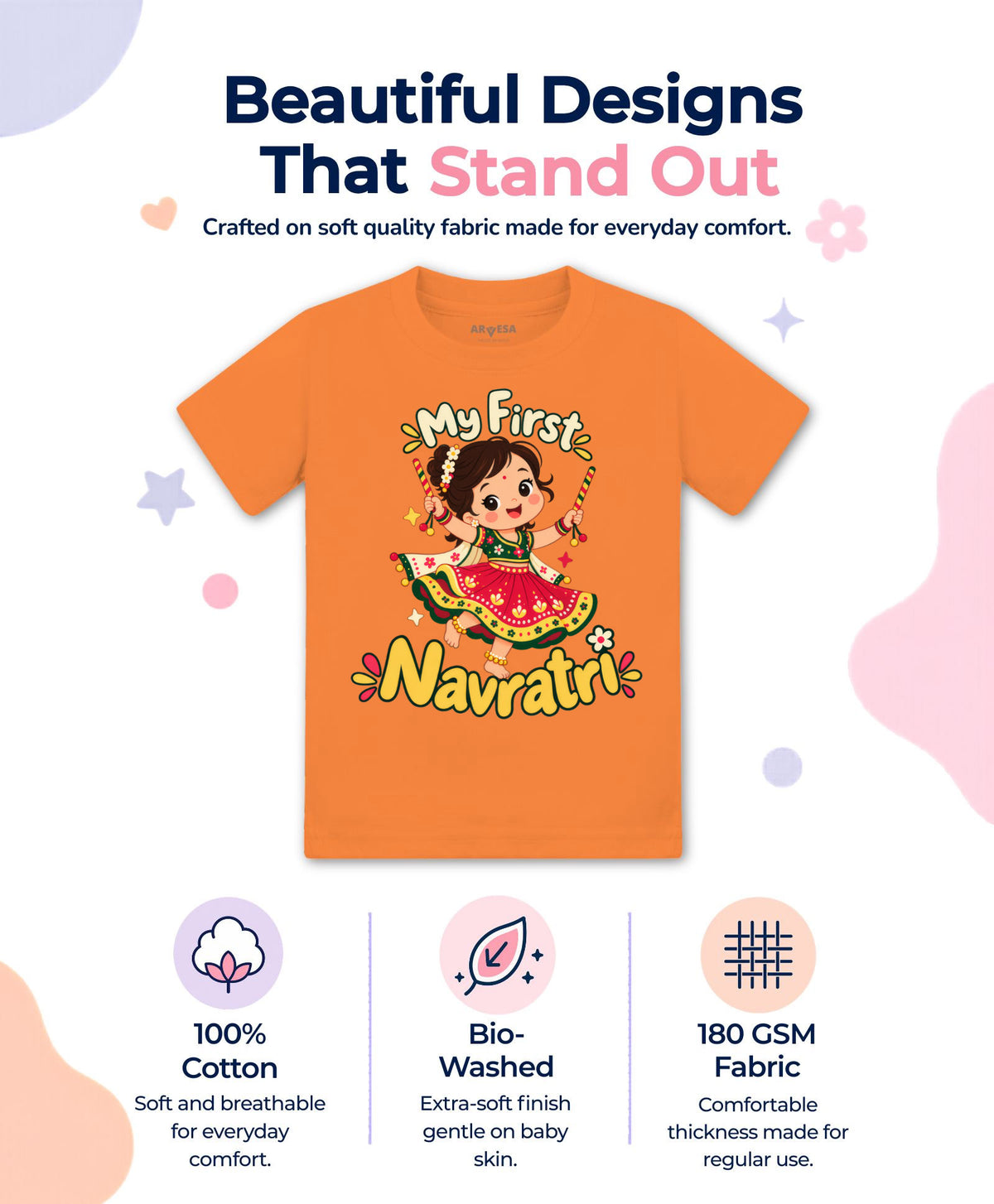 No | My First Navratri - T-shirt