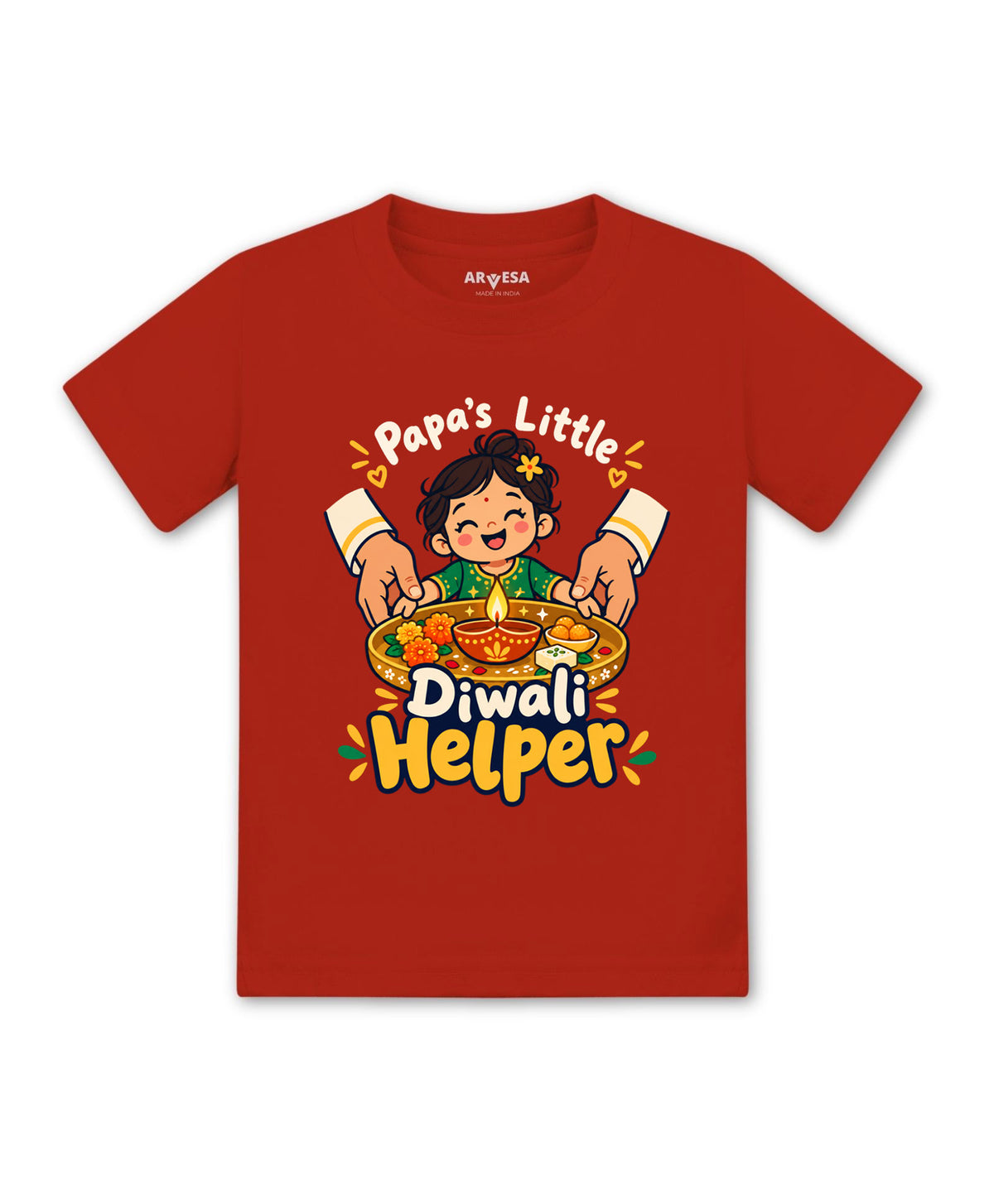 Papa's Little Diwali Helper - T-shirt