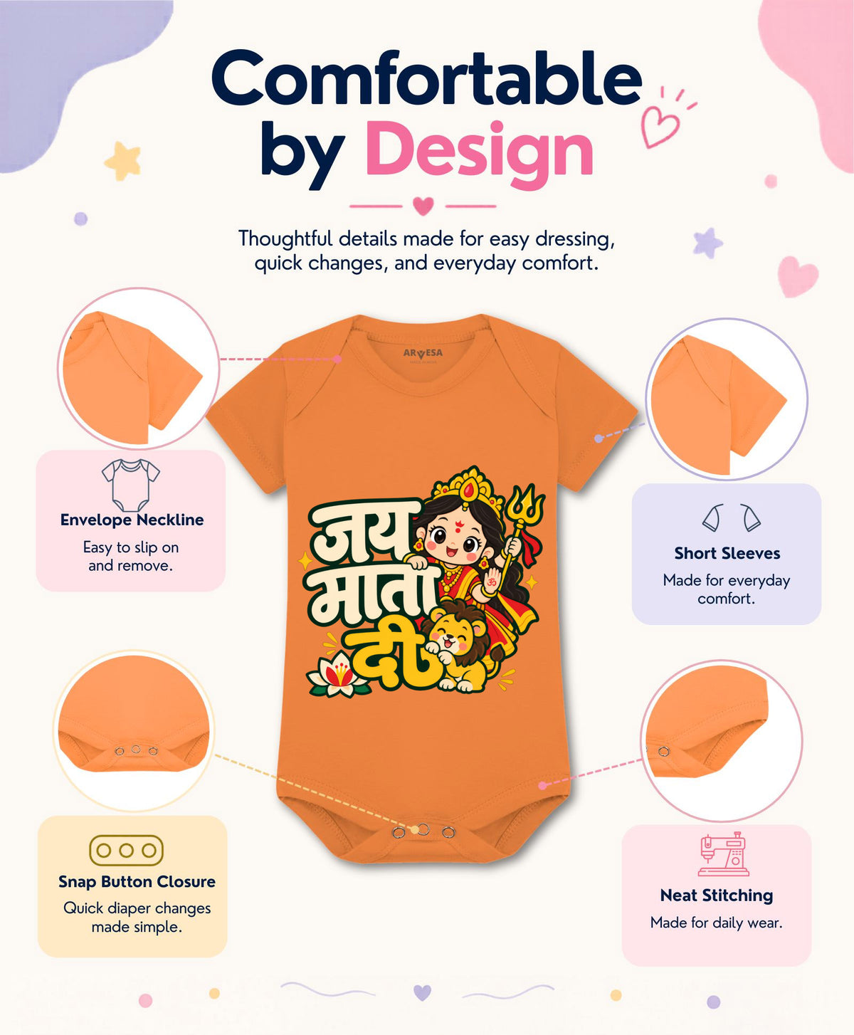 Jai Mata Di Navratri - Romper
