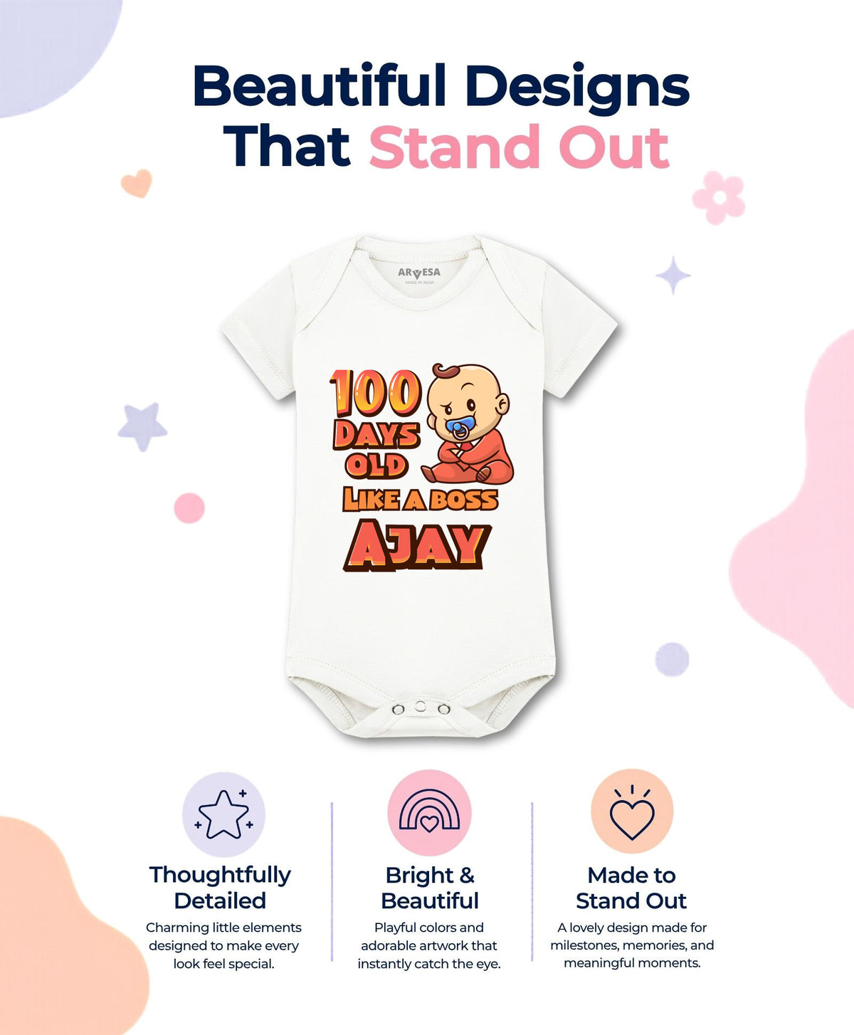 Yes | 100 Days Birthday - Romper