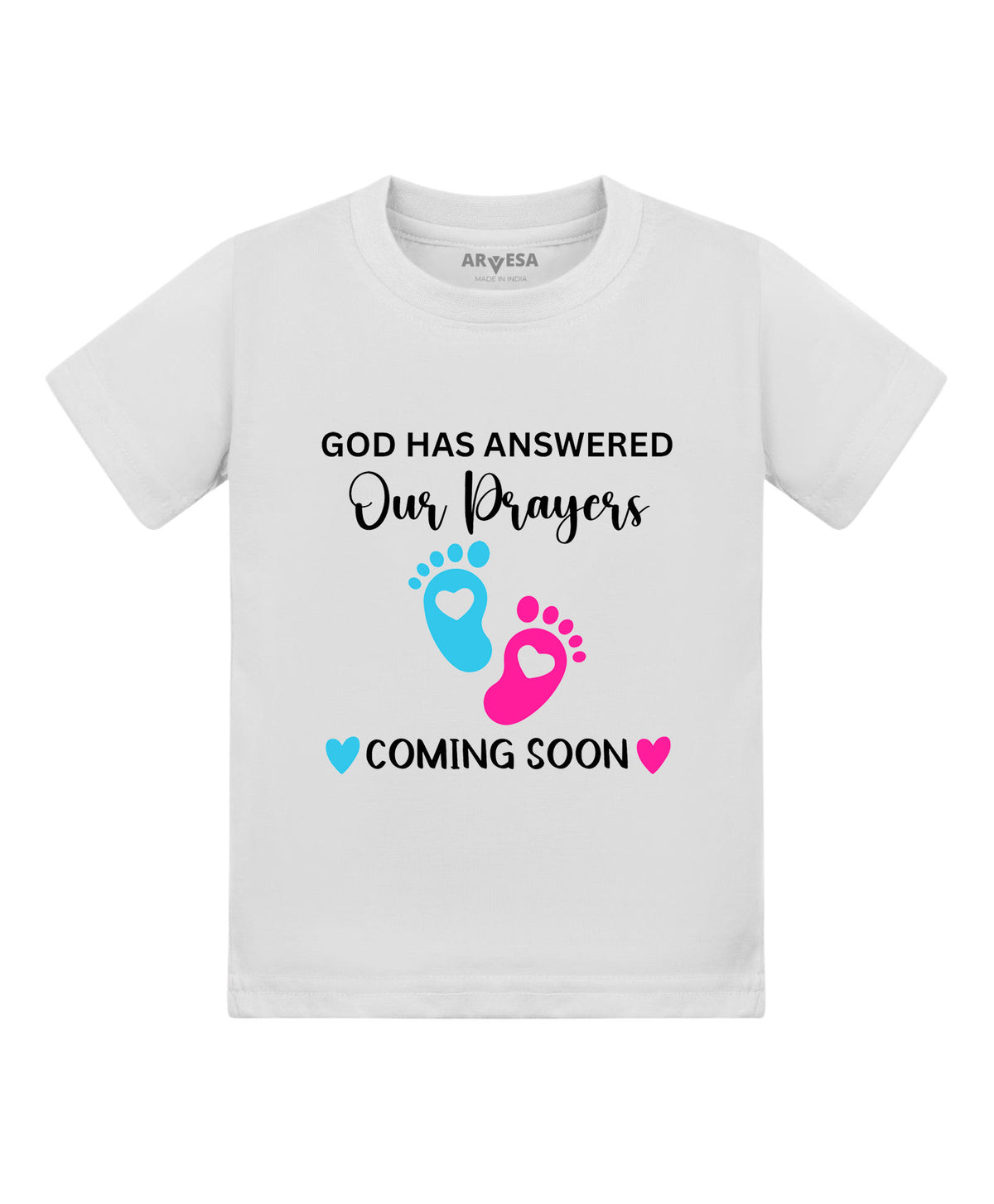 God Has Answered Our Prayer Coming Soon Pregnancy - T-shirt
