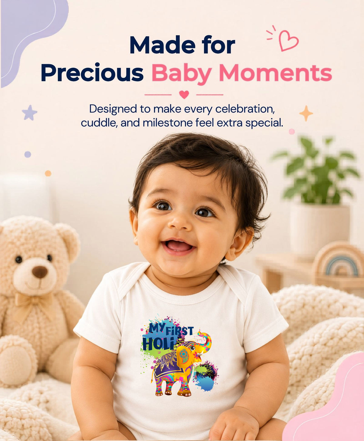No | My First Holi - Romper