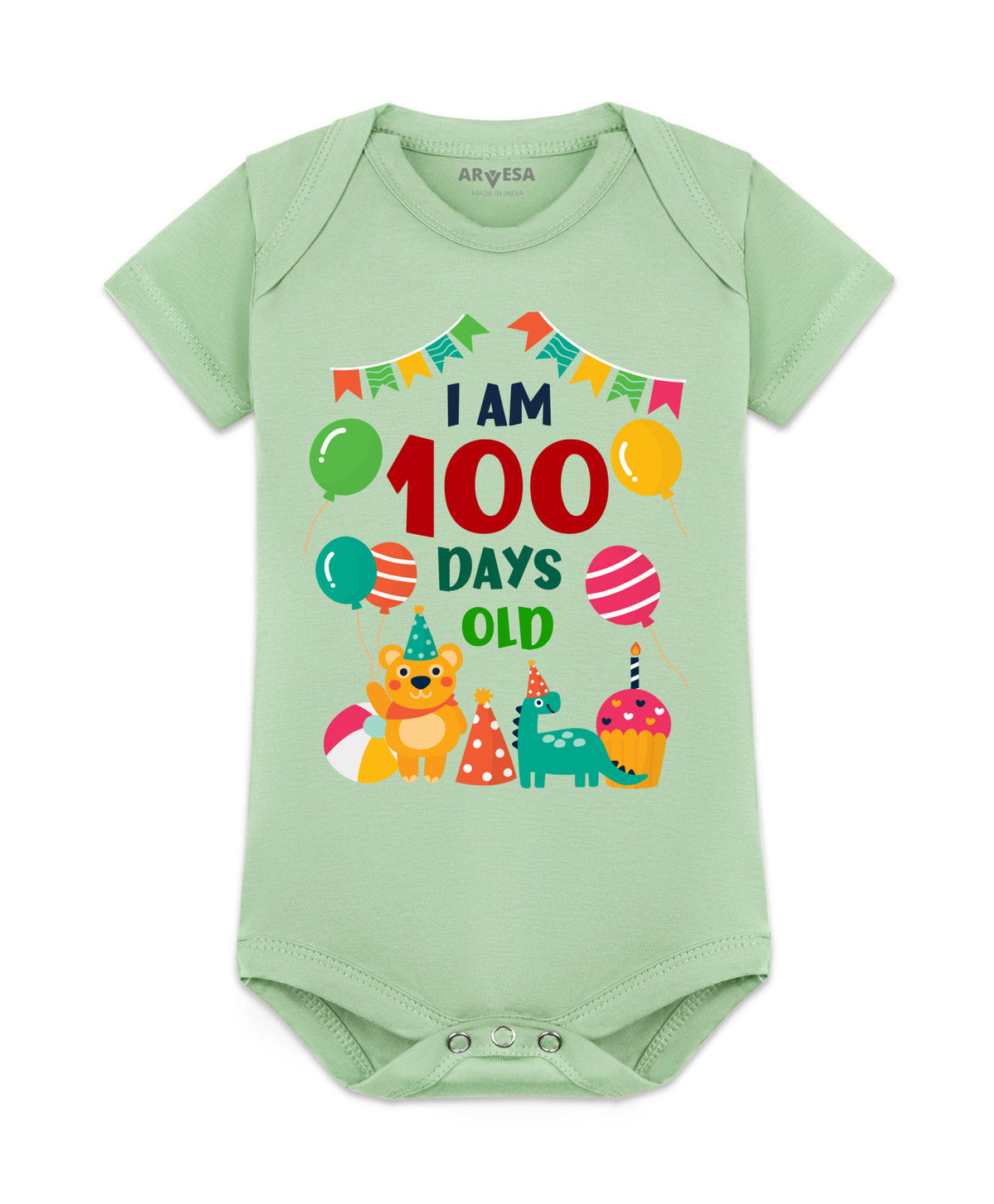 No | 100 Days Birthday - Romper
