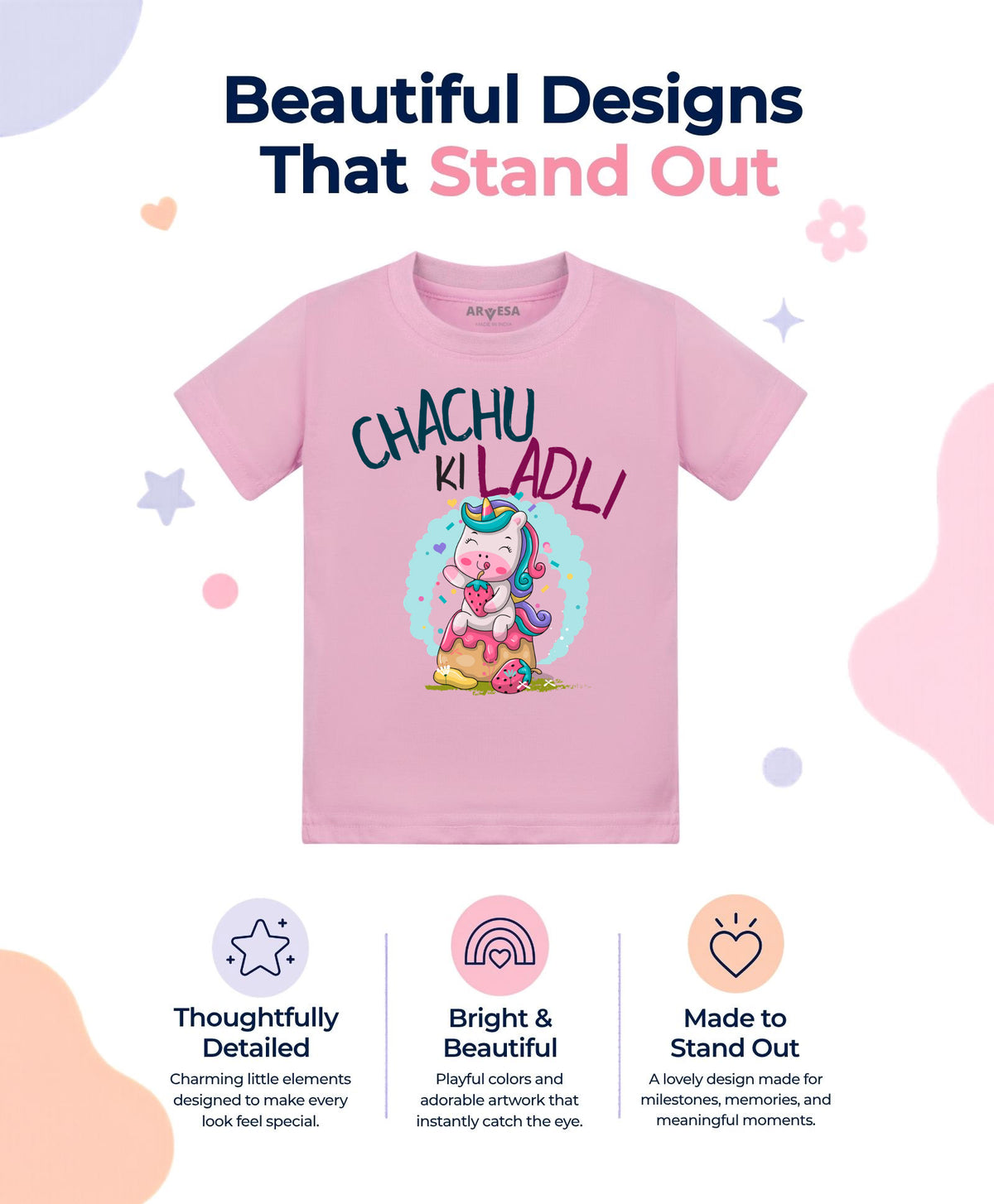 No | Chachu Ki Ladli - T-shirt