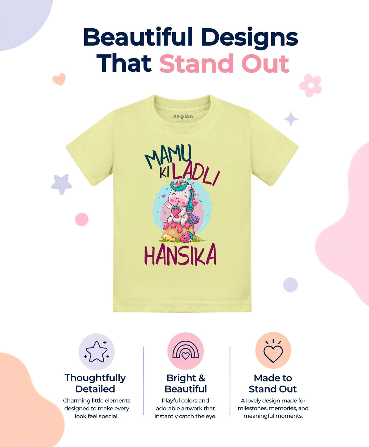 Yes | Mamu Ki Ladli - T-shirt
