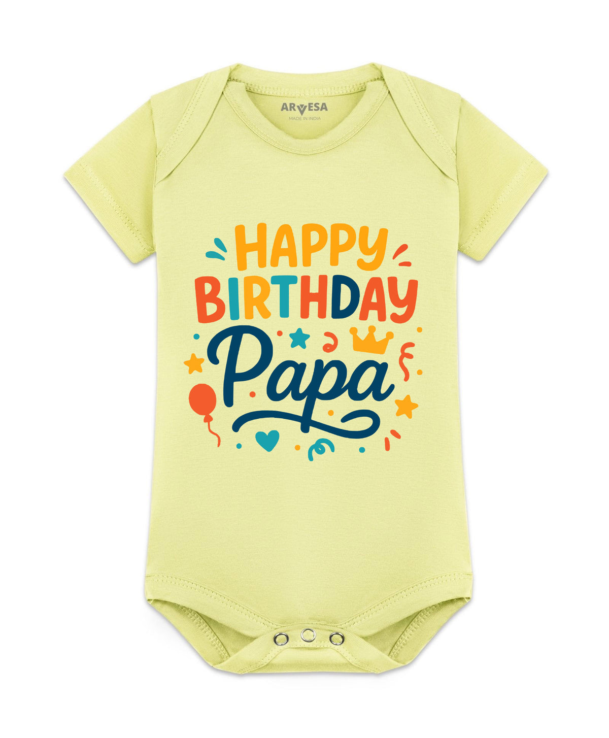 No | Happy Birthday Papa Dad Birthday - Romper