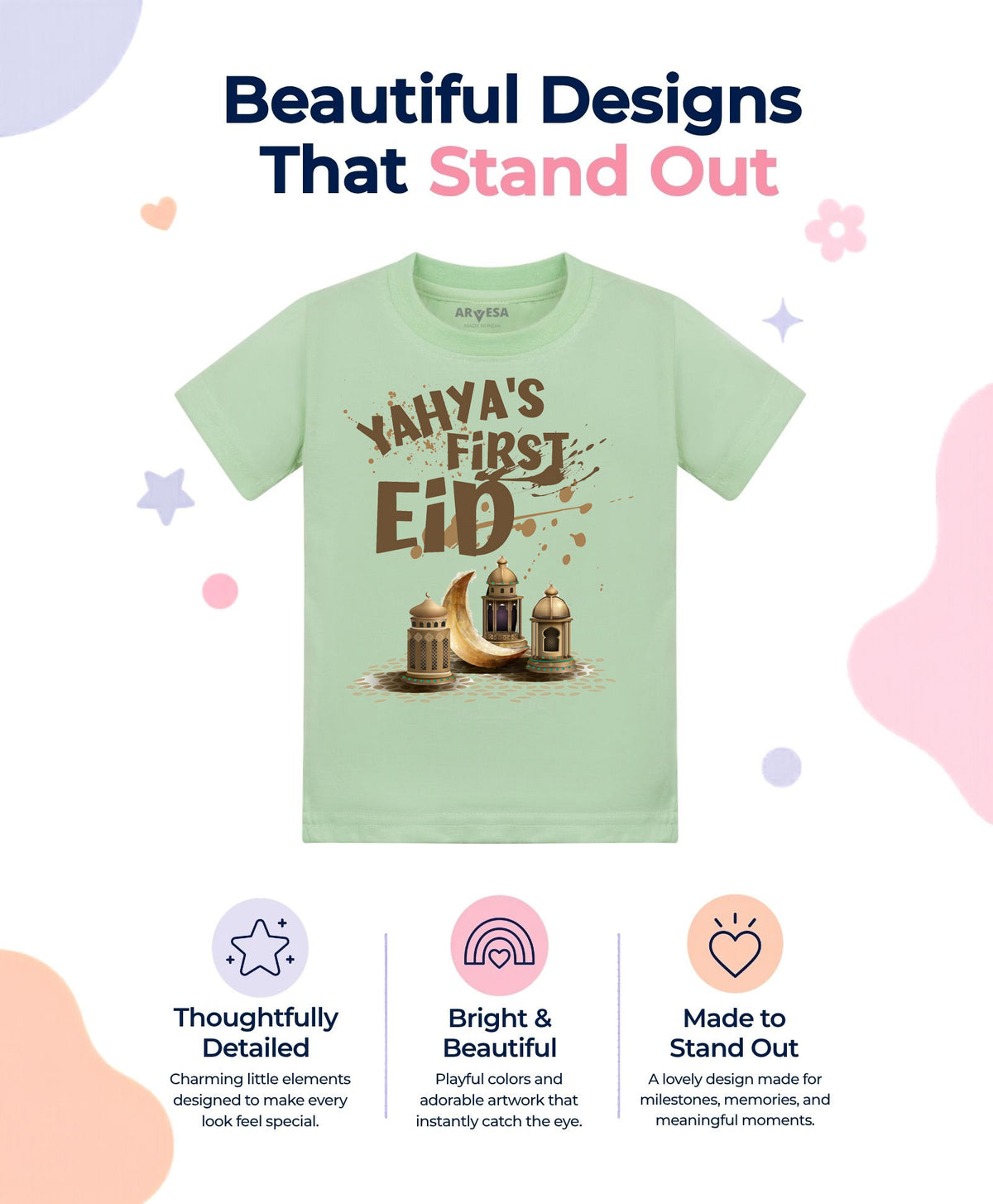 Yes | My First Eid - T-shirt