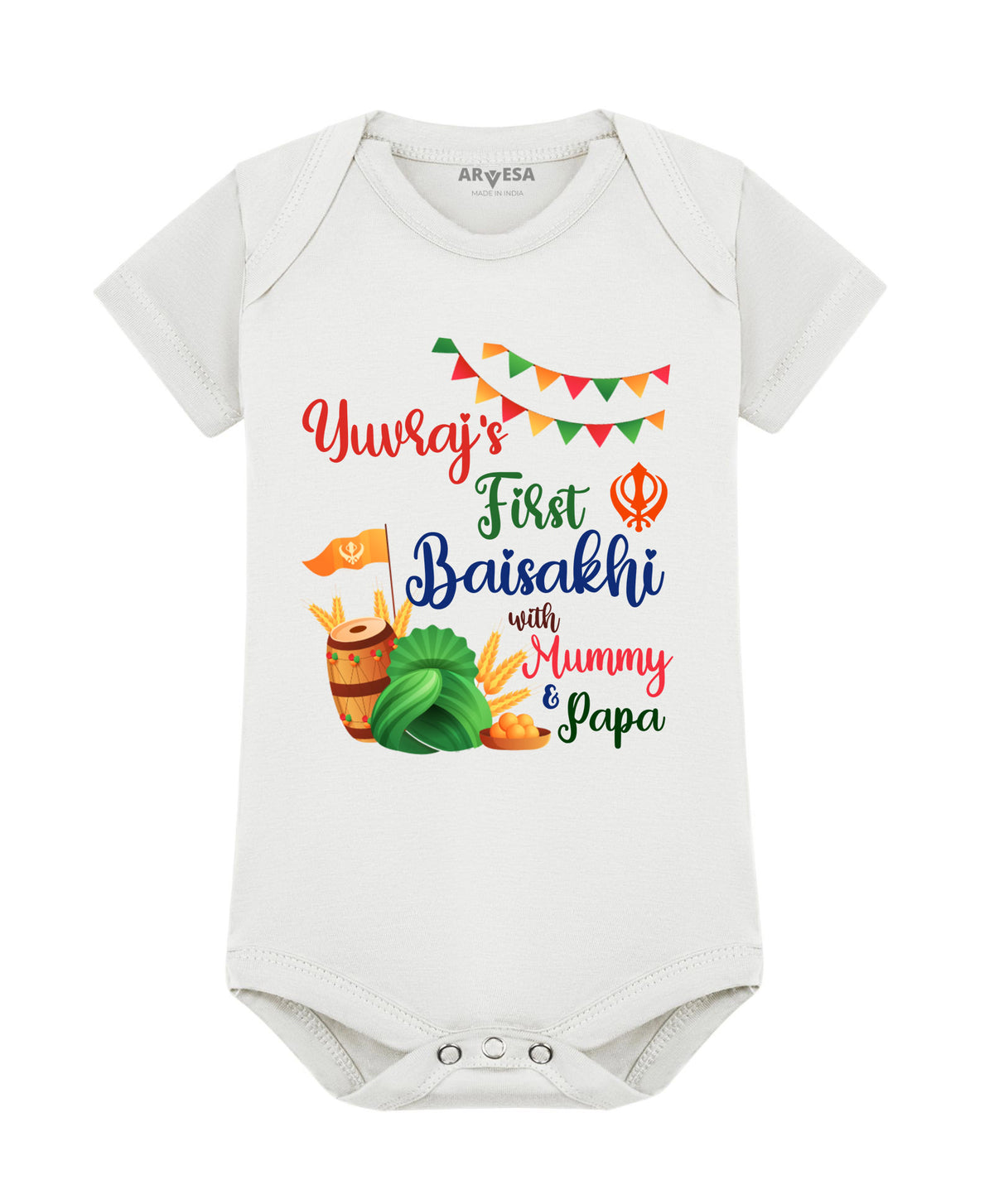 Yes | My First Baisakhi - Romper