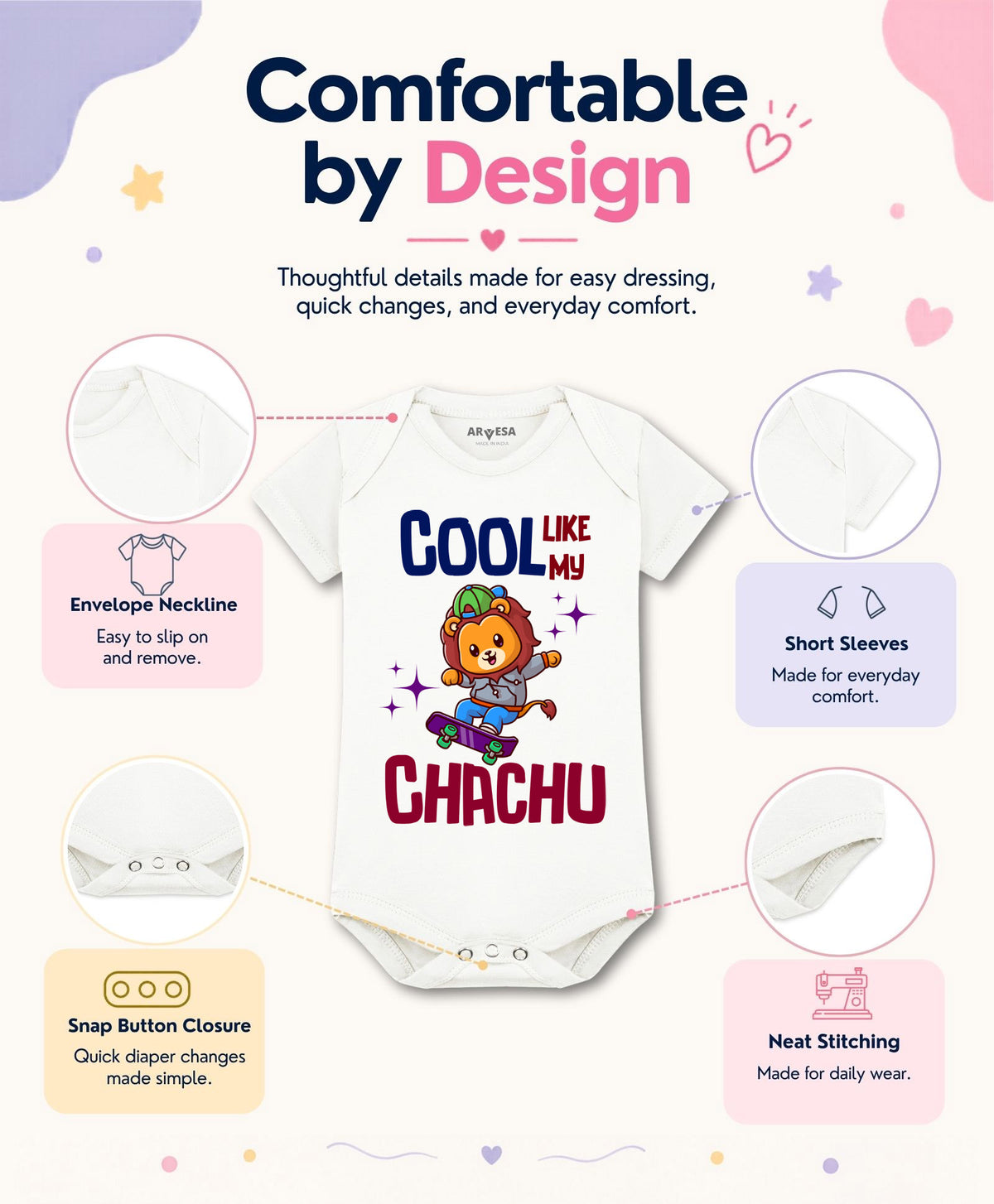 No | Cool Like My Chachu - Romper