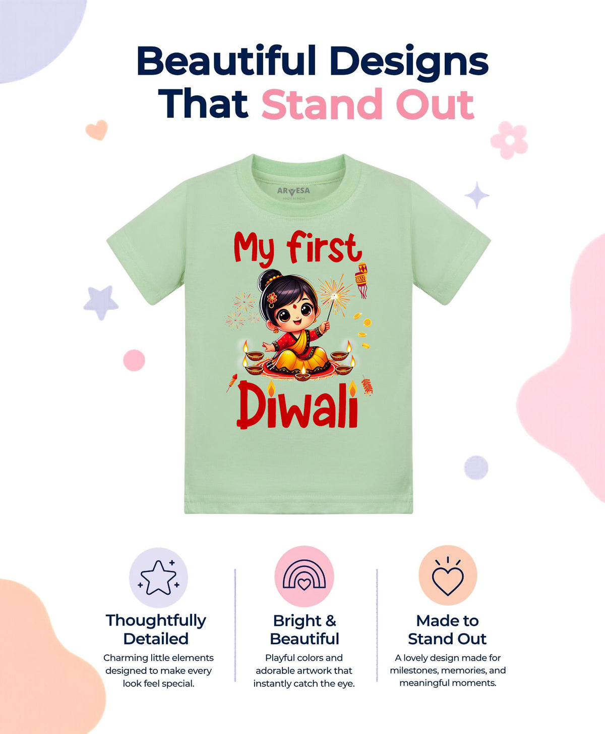 No | My First Diwali - T-shirt