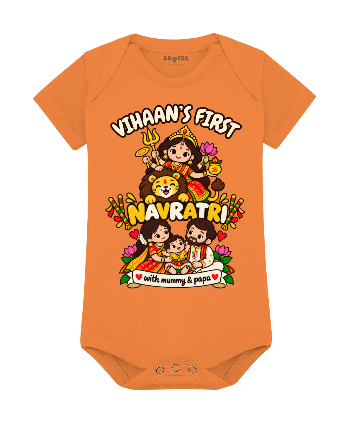 Yes | My First Navratri with Mummy & Papa - Romper