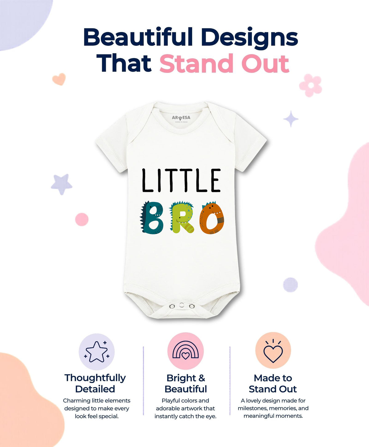 No | Little Bro Brother - Romper