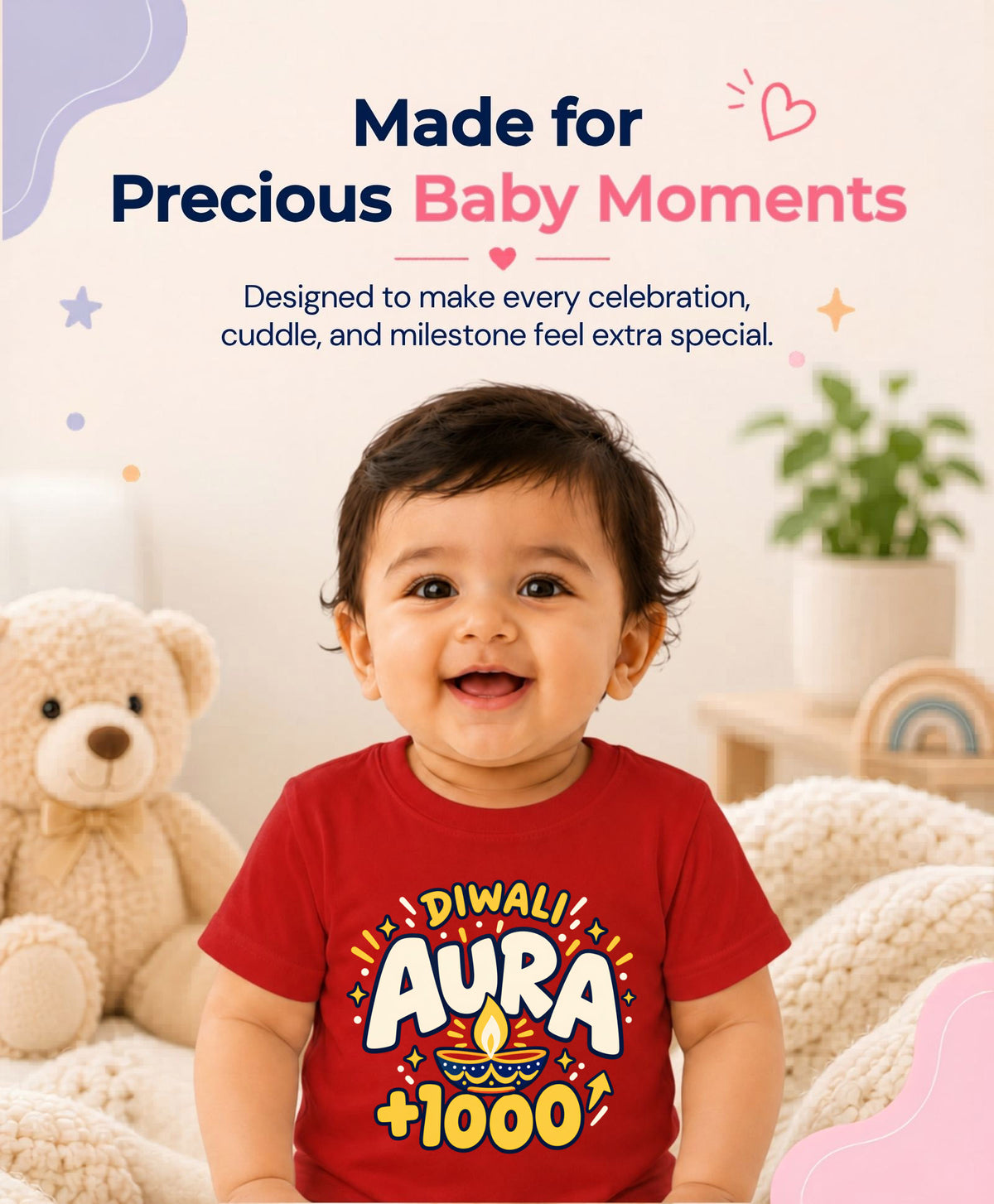 Diwali Aura +1000 - T-shirt