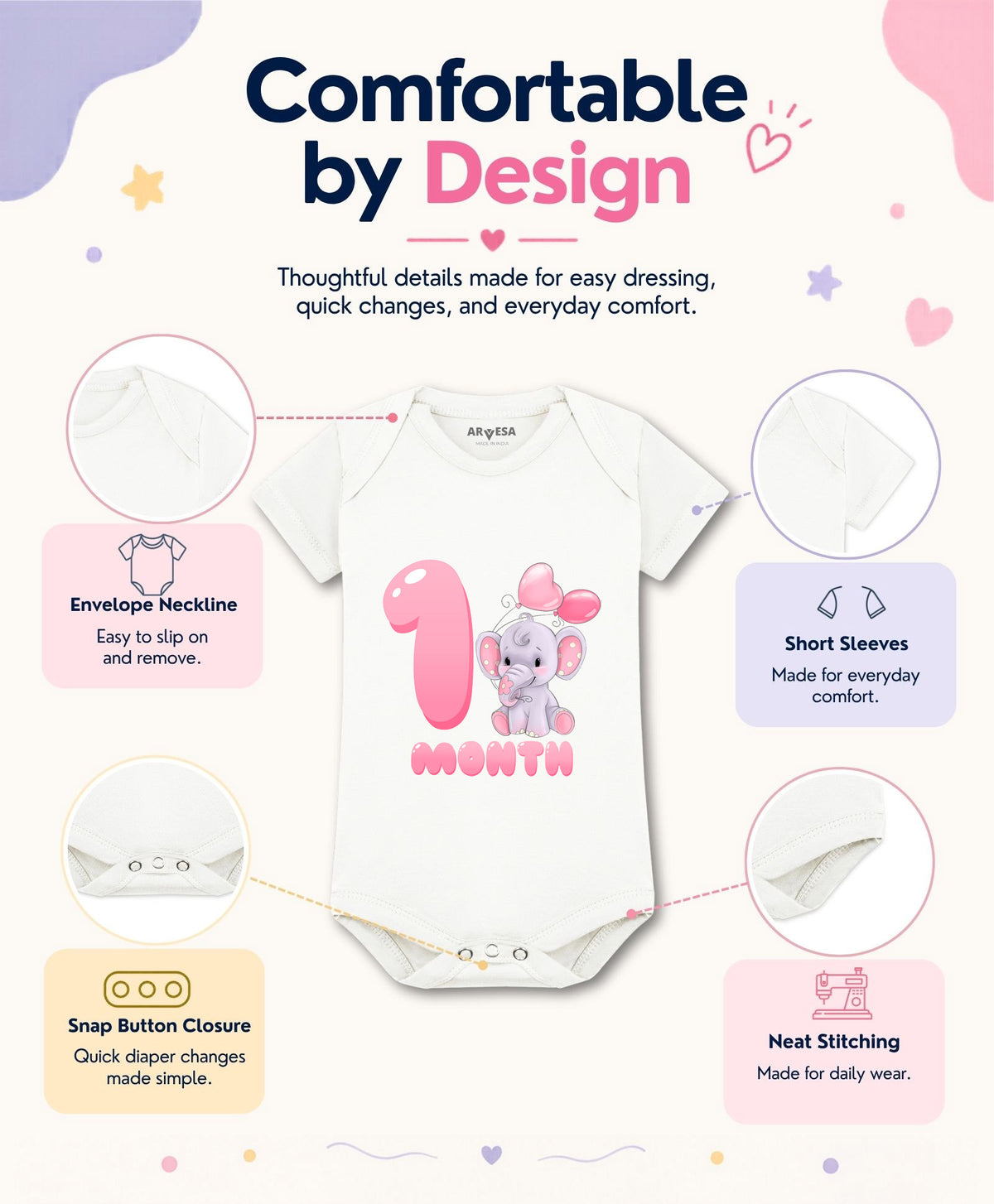 No | 1 Month - Romper