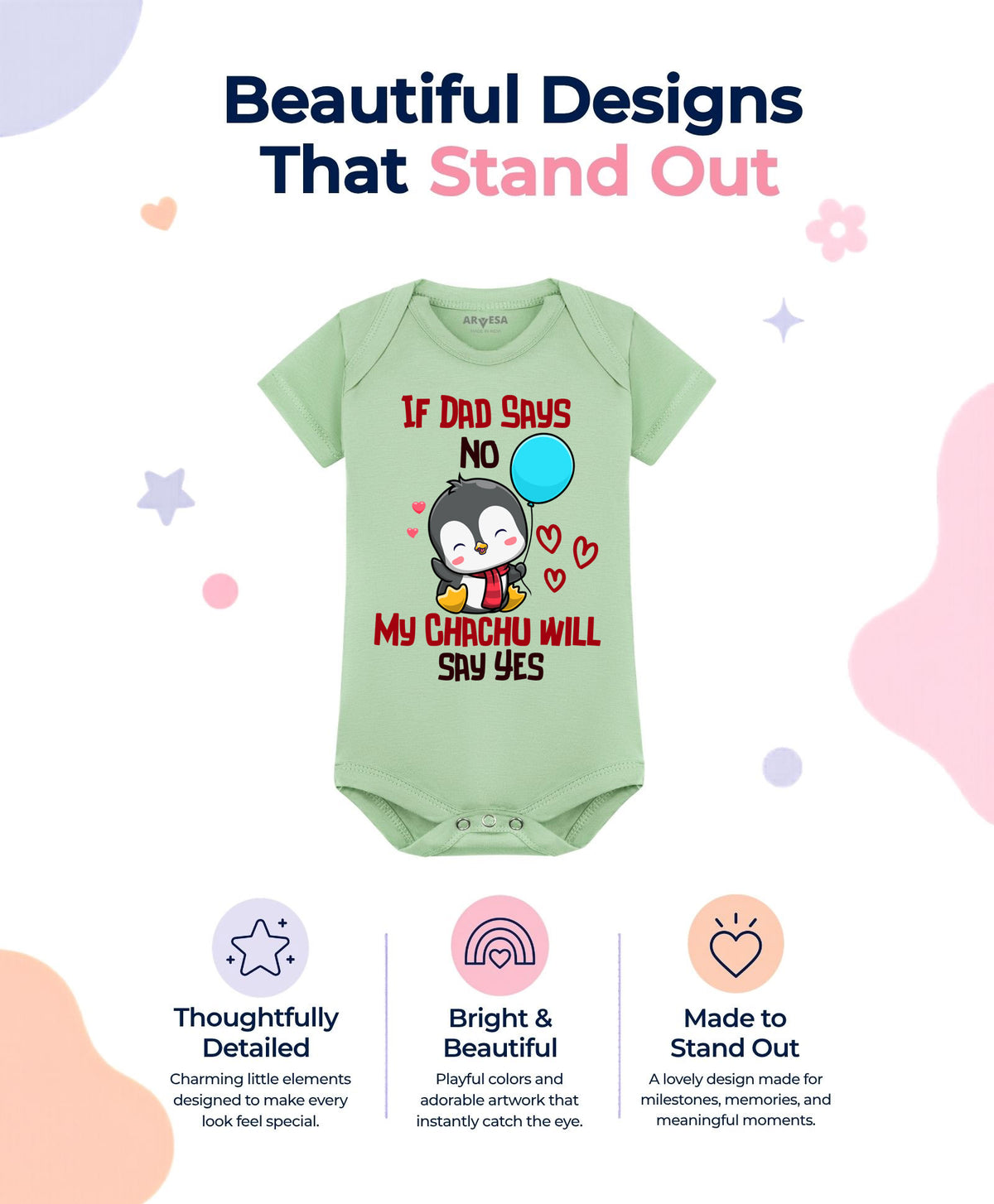 No | If Dad Say No My Chachu - Romper