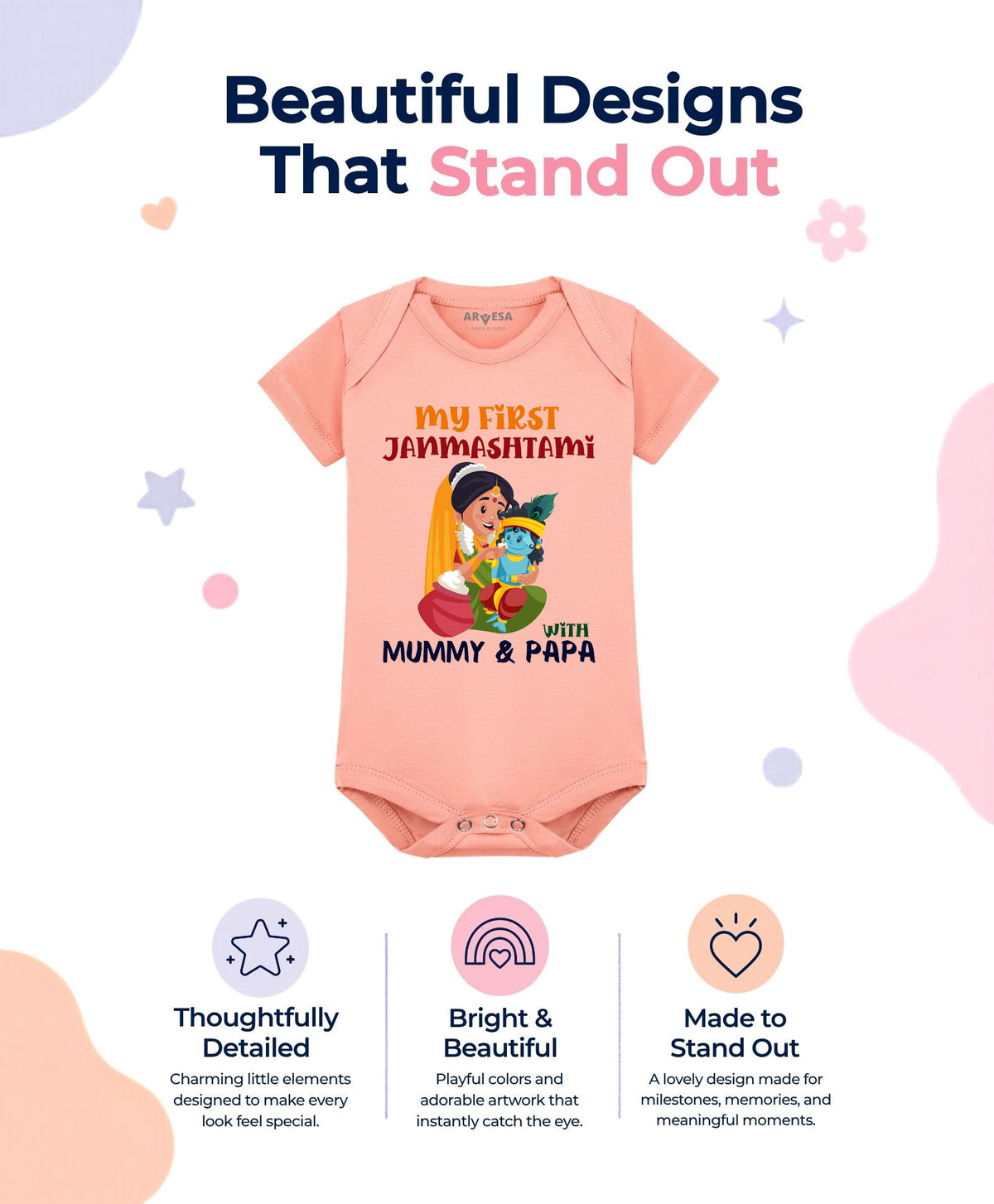 No | My First Janmashtami - Romper