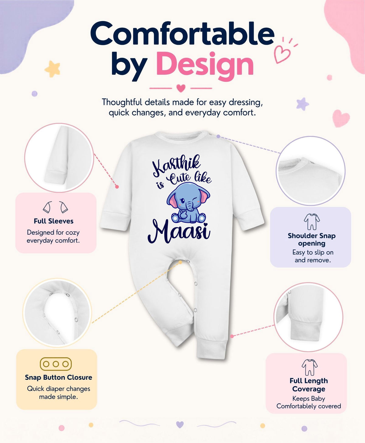 Yes | Cute Like My Maasi - Jumpsuit