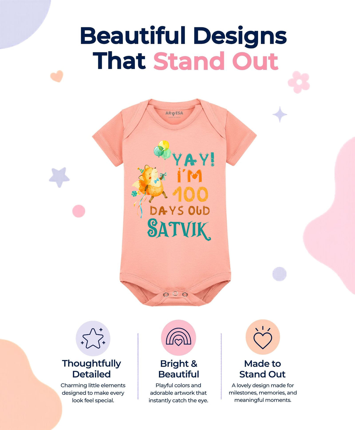 Yes | 100 Days Birthday - Romper