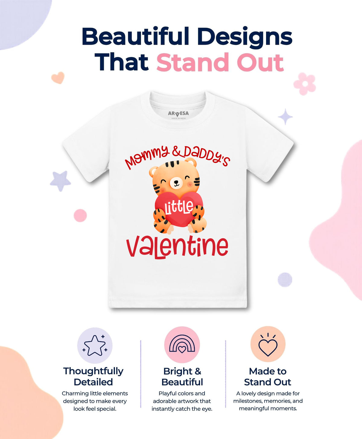No | Mommy And Daddy Valentine - T-shirt