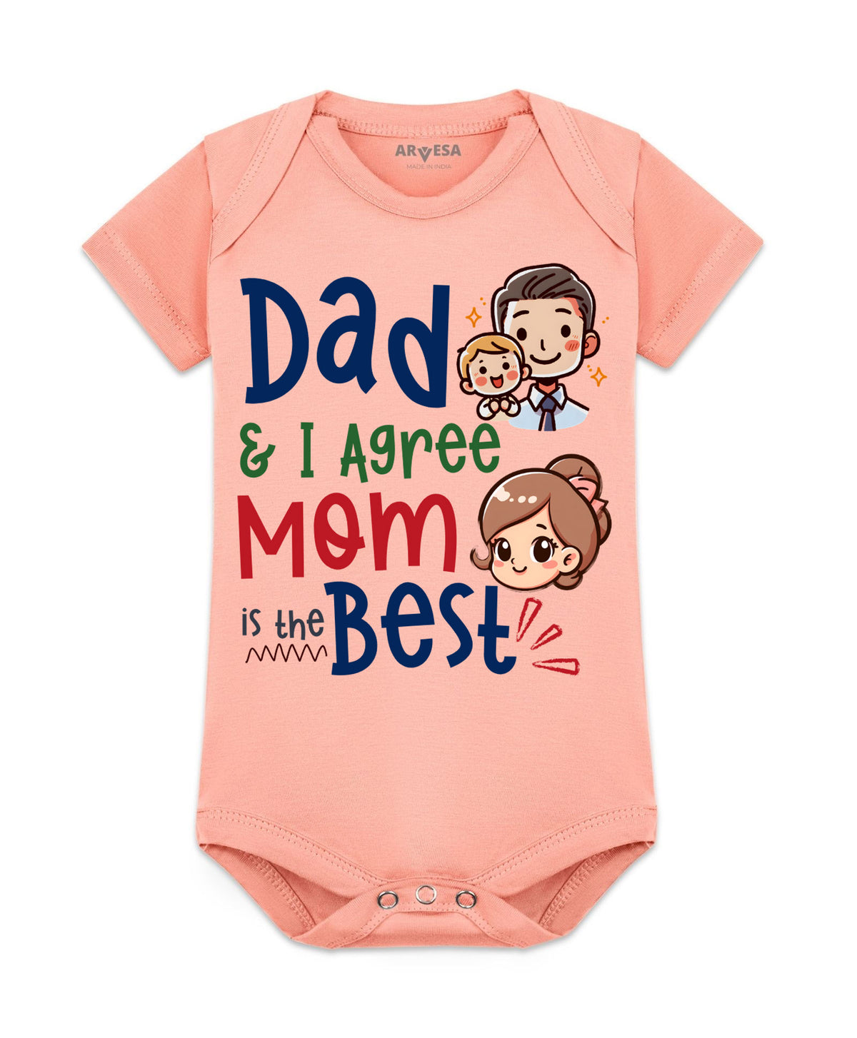 No | Daddy & I Agree Mommy Is Best - Romper