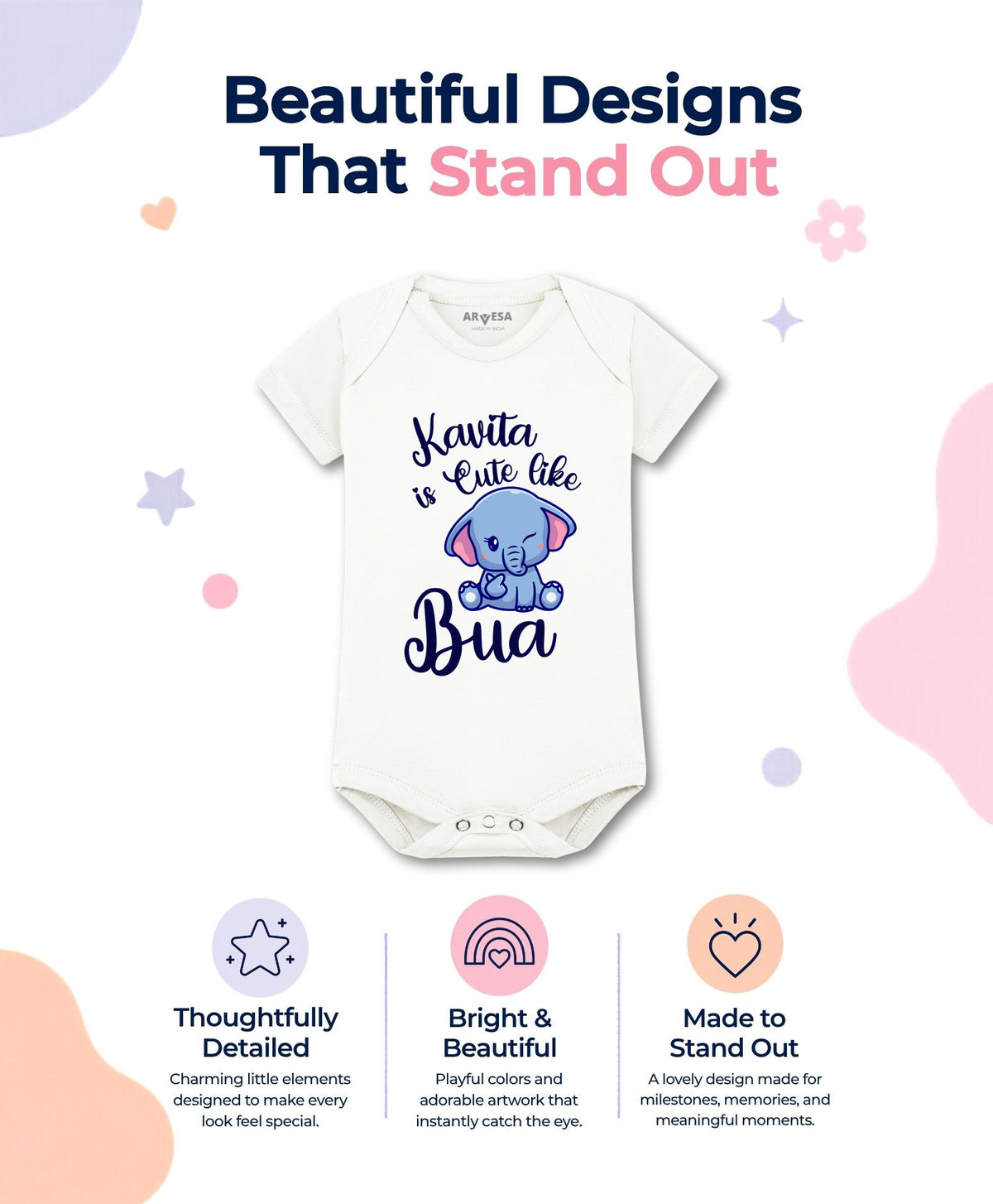 Yes | Cute Like My Bua - Romper