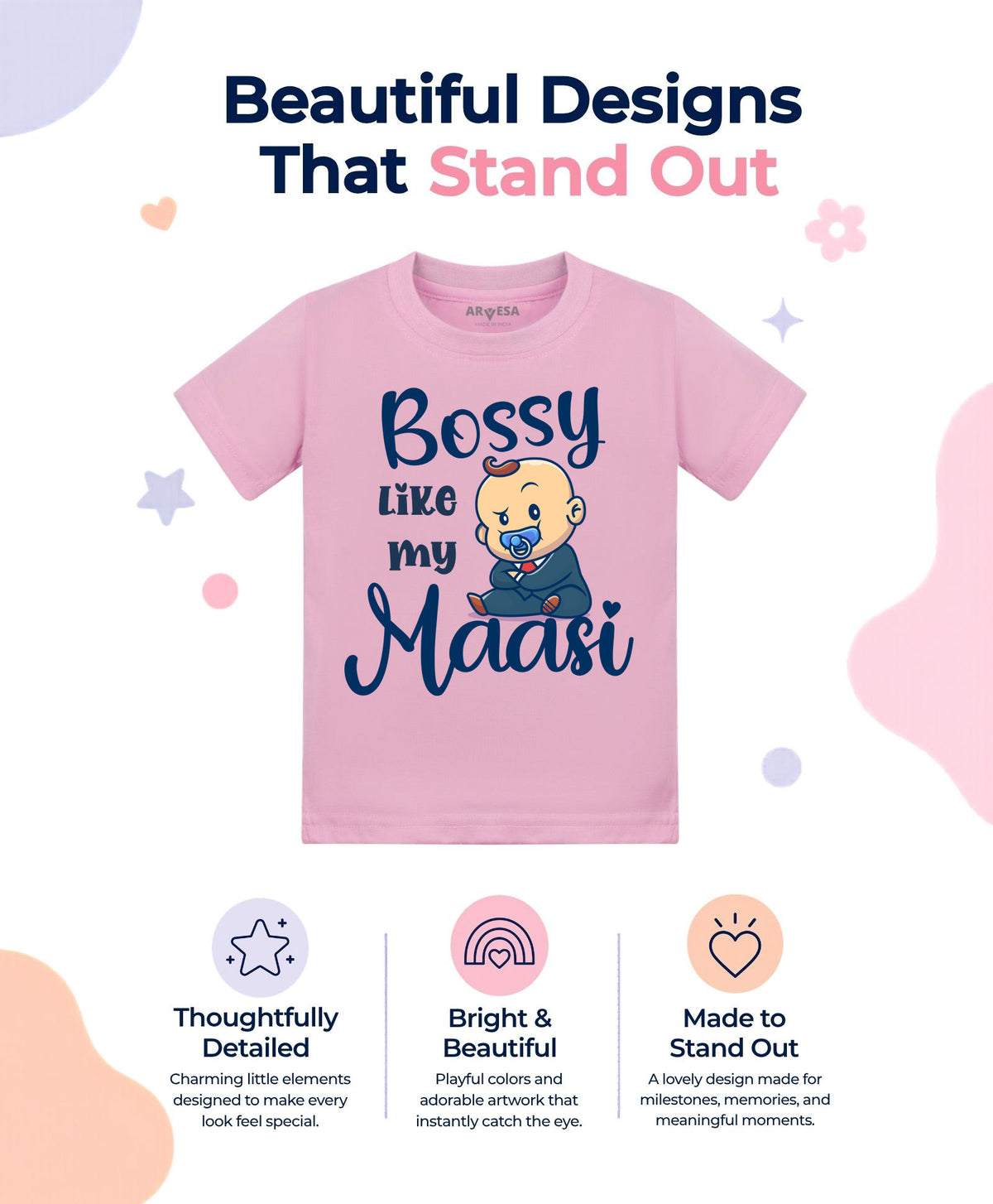 No | Bossy Like My Maasi - T-shirt