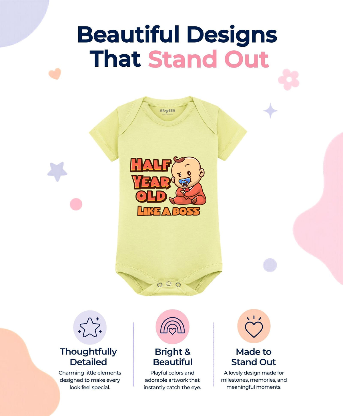 No | Half Birthday - Romper
