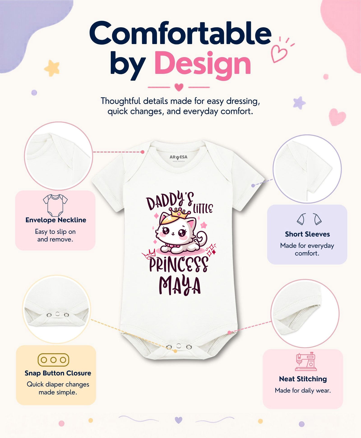 Yes | Daddy Little Princess - Romper