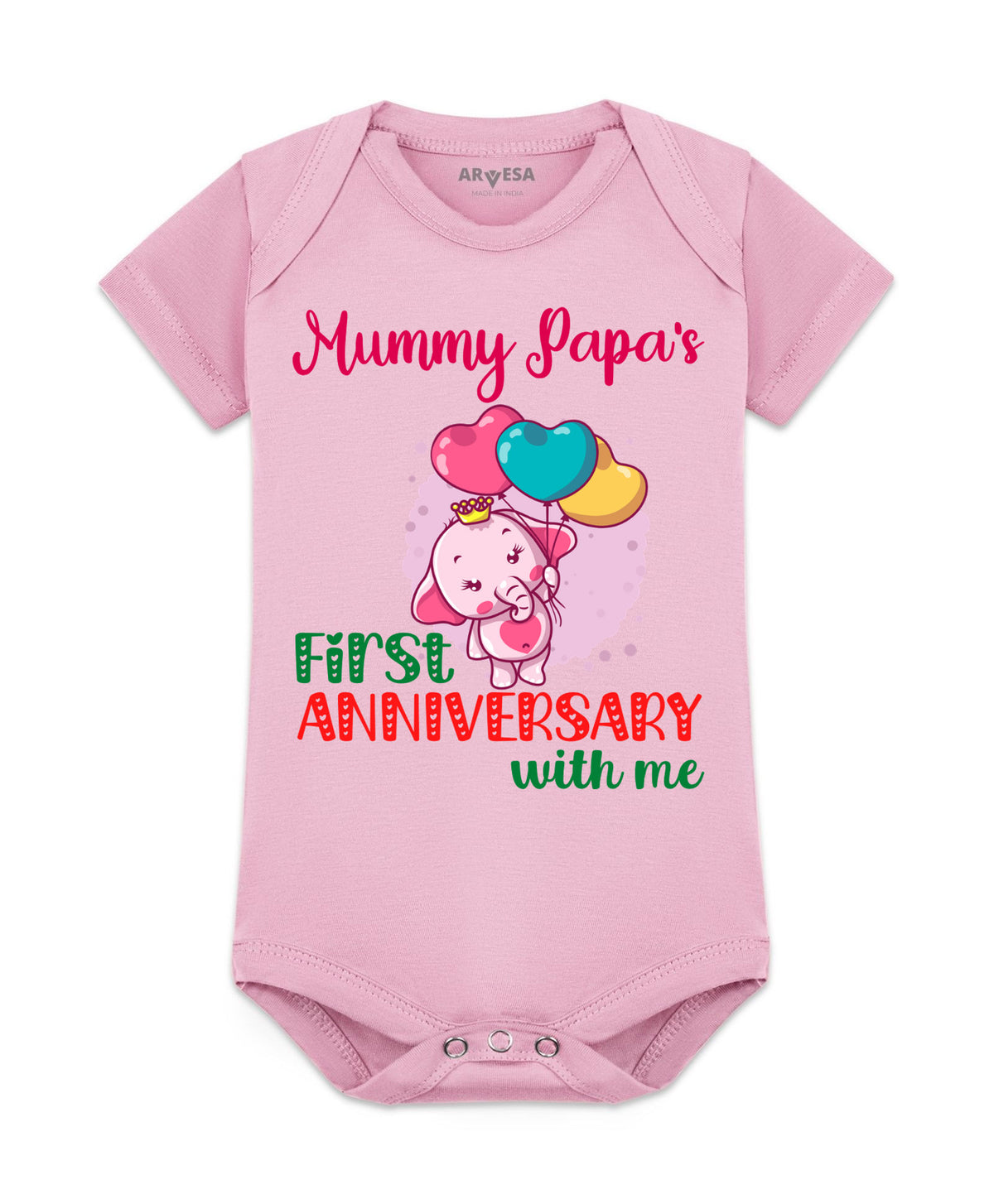 No | Mummy Papa First Anniversary With Me Mom Dad Anniversary - Romper