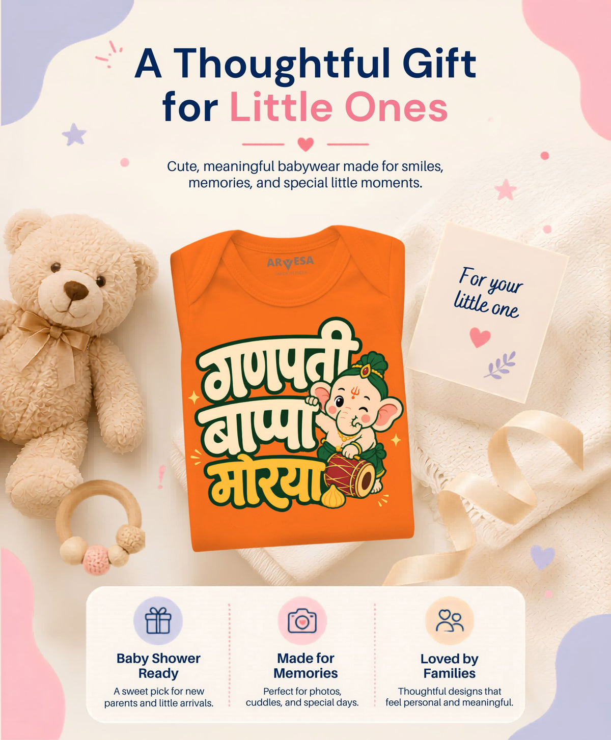 Ganpati Bappa Morya Devotional - Romper