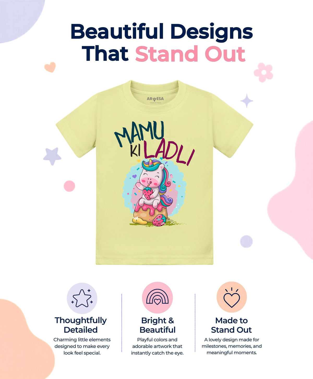 No | Mamu Ki Ladli - T-shirt