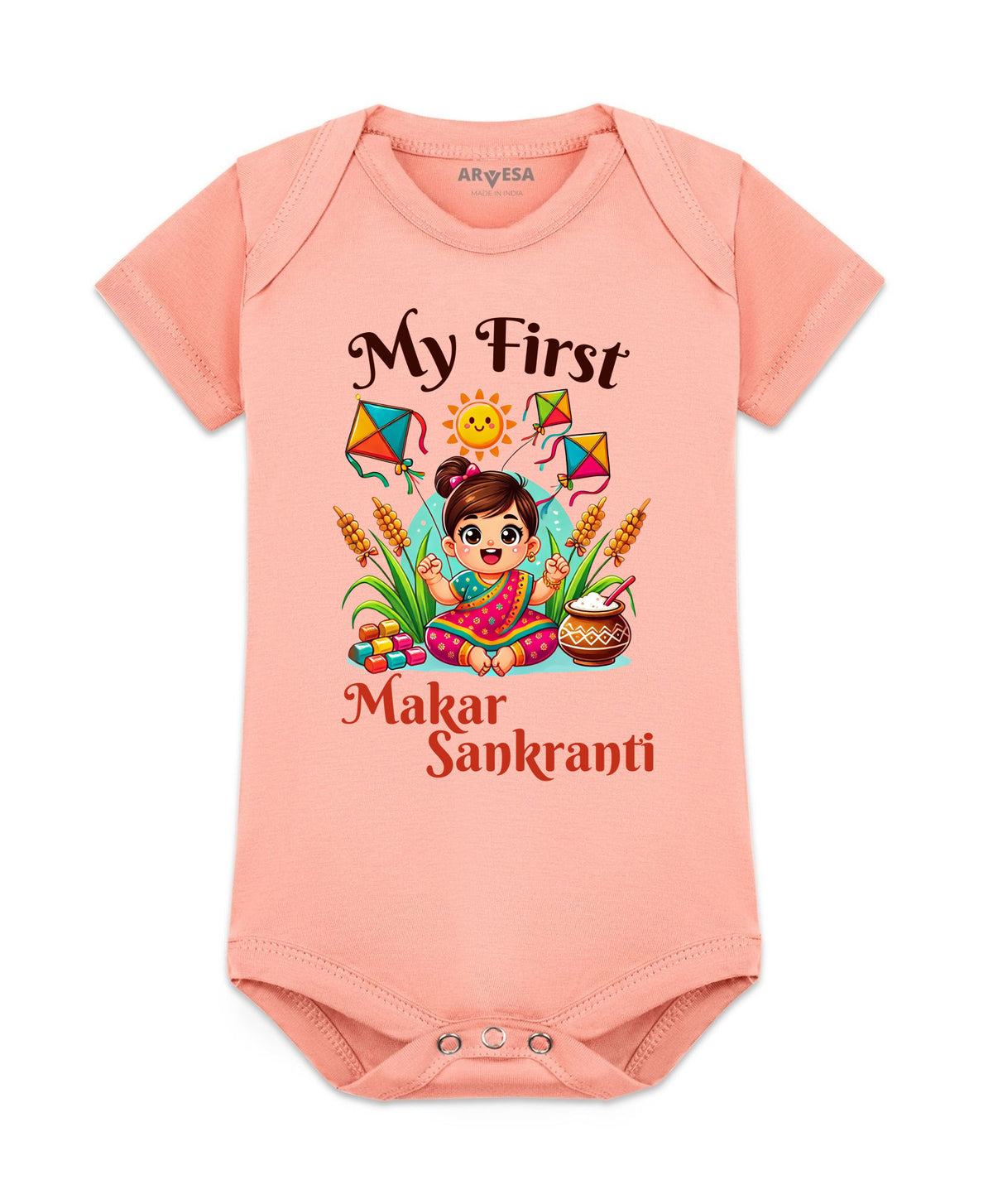No | My First Makar sankranti - Romper