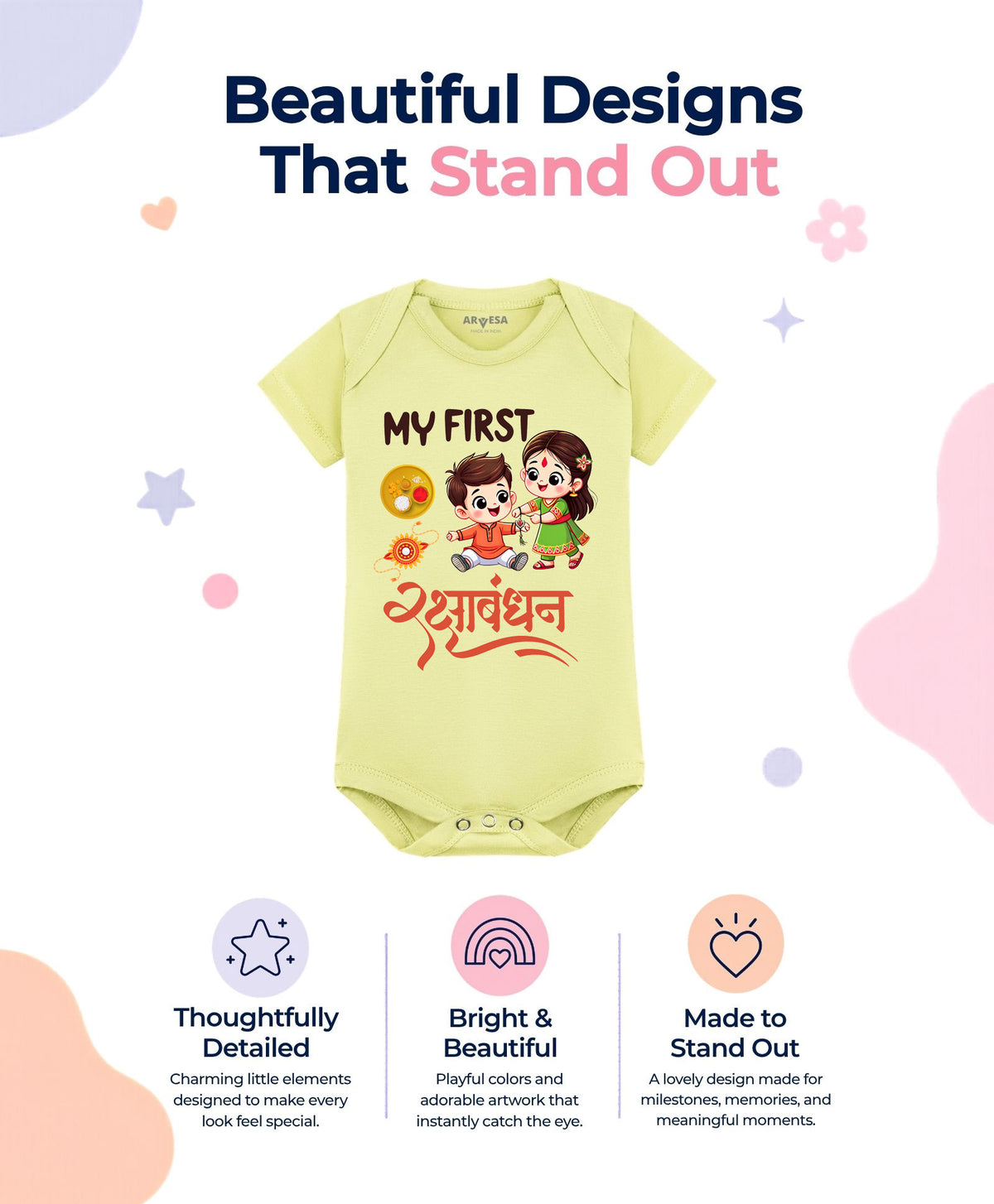 No | My First Rakhi - Romper