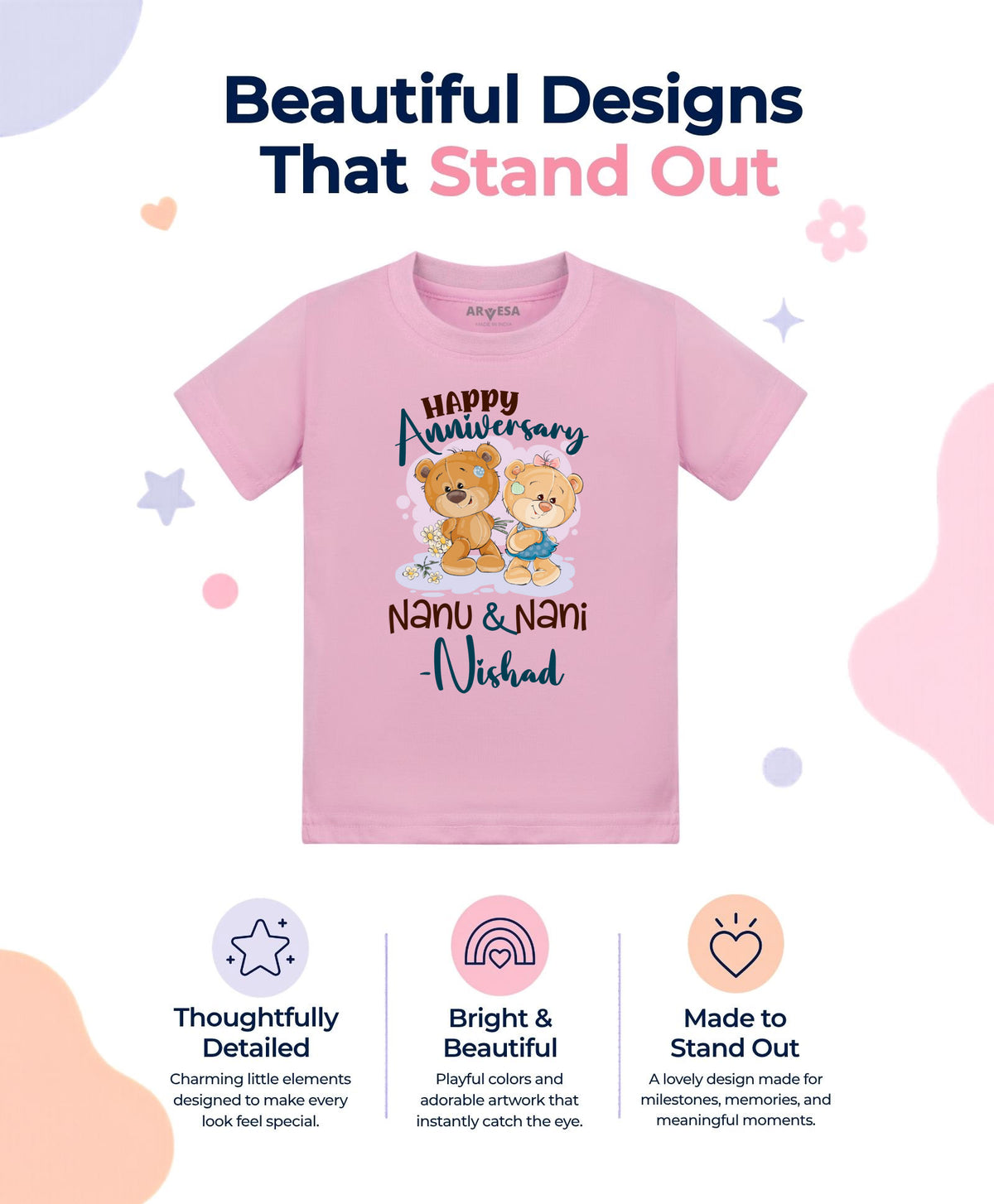 Yes | Happy Anniversay Nanu & Nani Family Anniversary - T-shirt