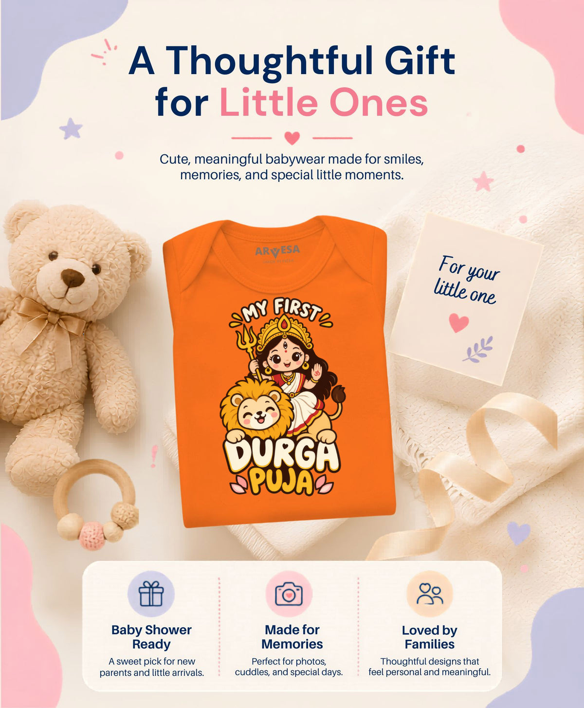 No | My First Durga Puja - Romper