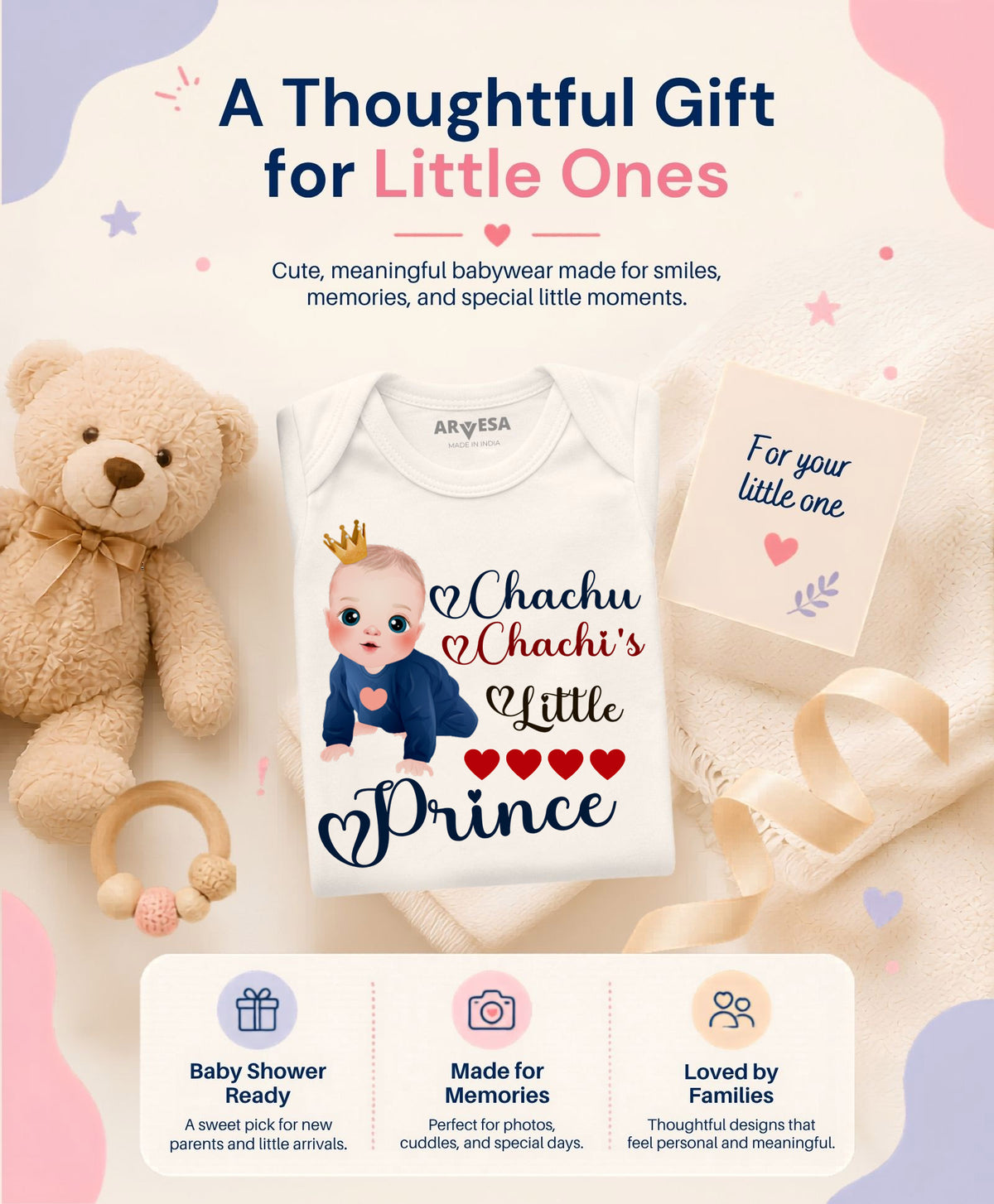 No | Chachu Chachi'S Little Prince - Romper