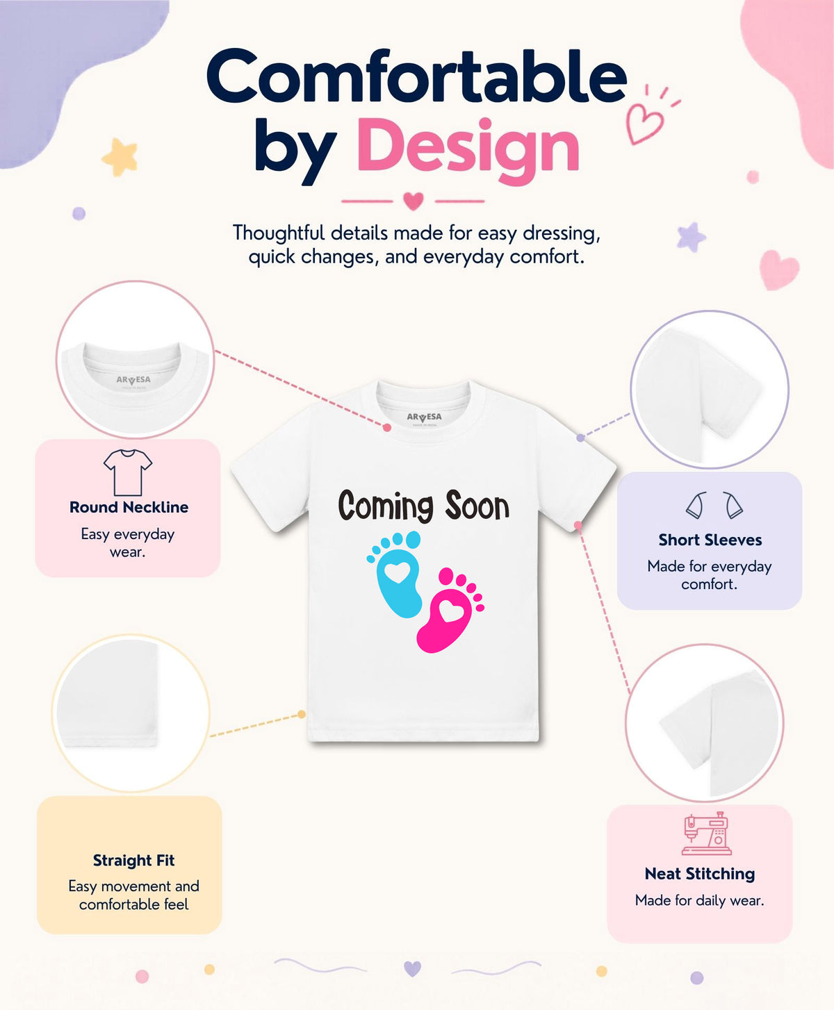 Coming Soon Pregnancy Announcement - T-shirt
