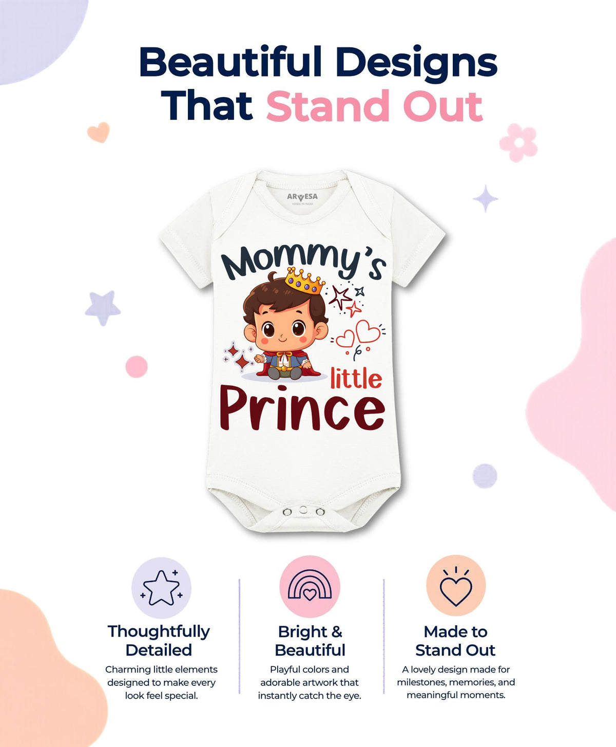 No | Mommy Little Prince - Romper