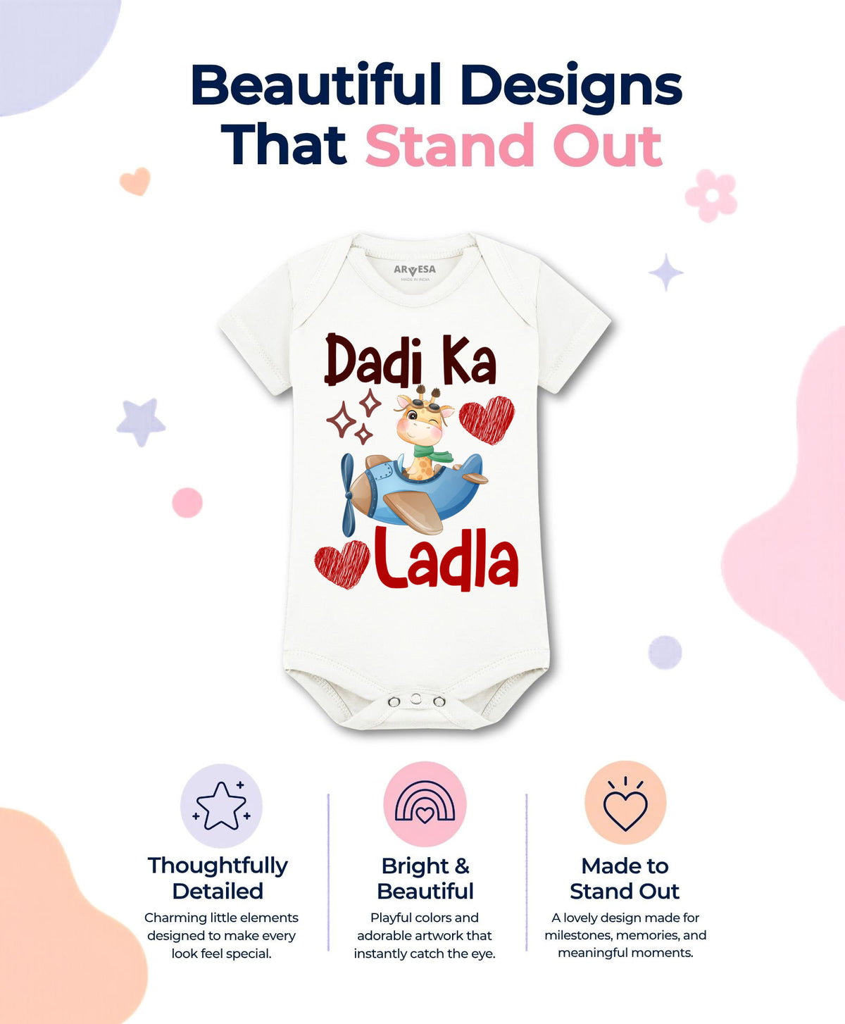No | Dadi Ka Ladla Dada Dadi - Romper