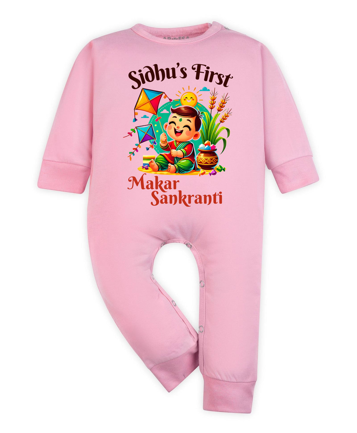 Yes | My First Makar sankranti - Jumpsuit