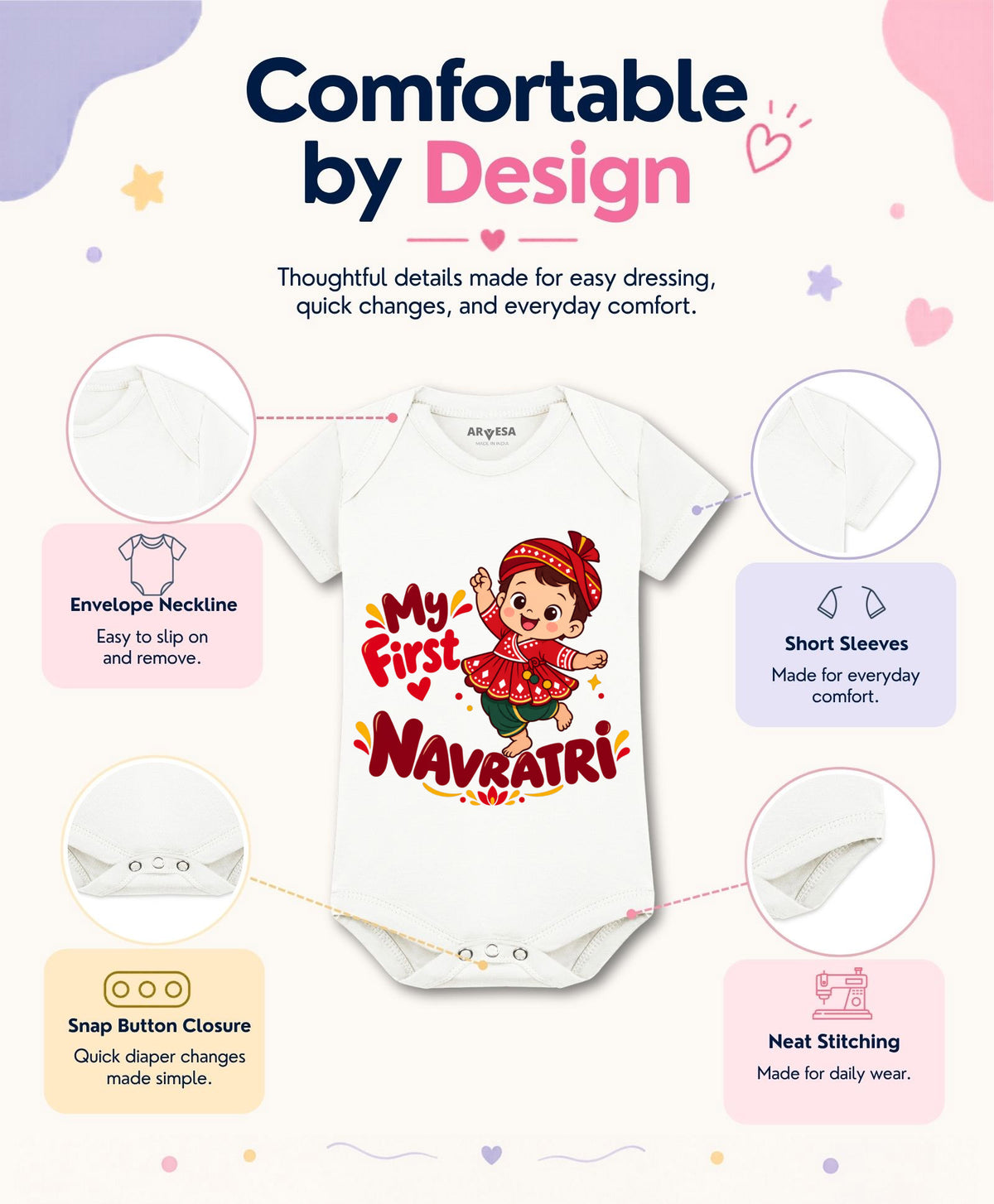 No | My First Navratri - Romper