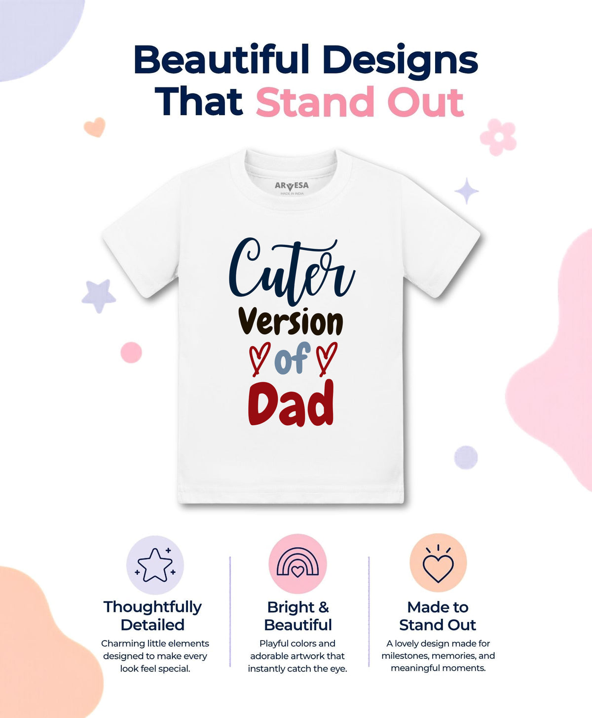 No | Cuter Version Of Dad - T-shirt